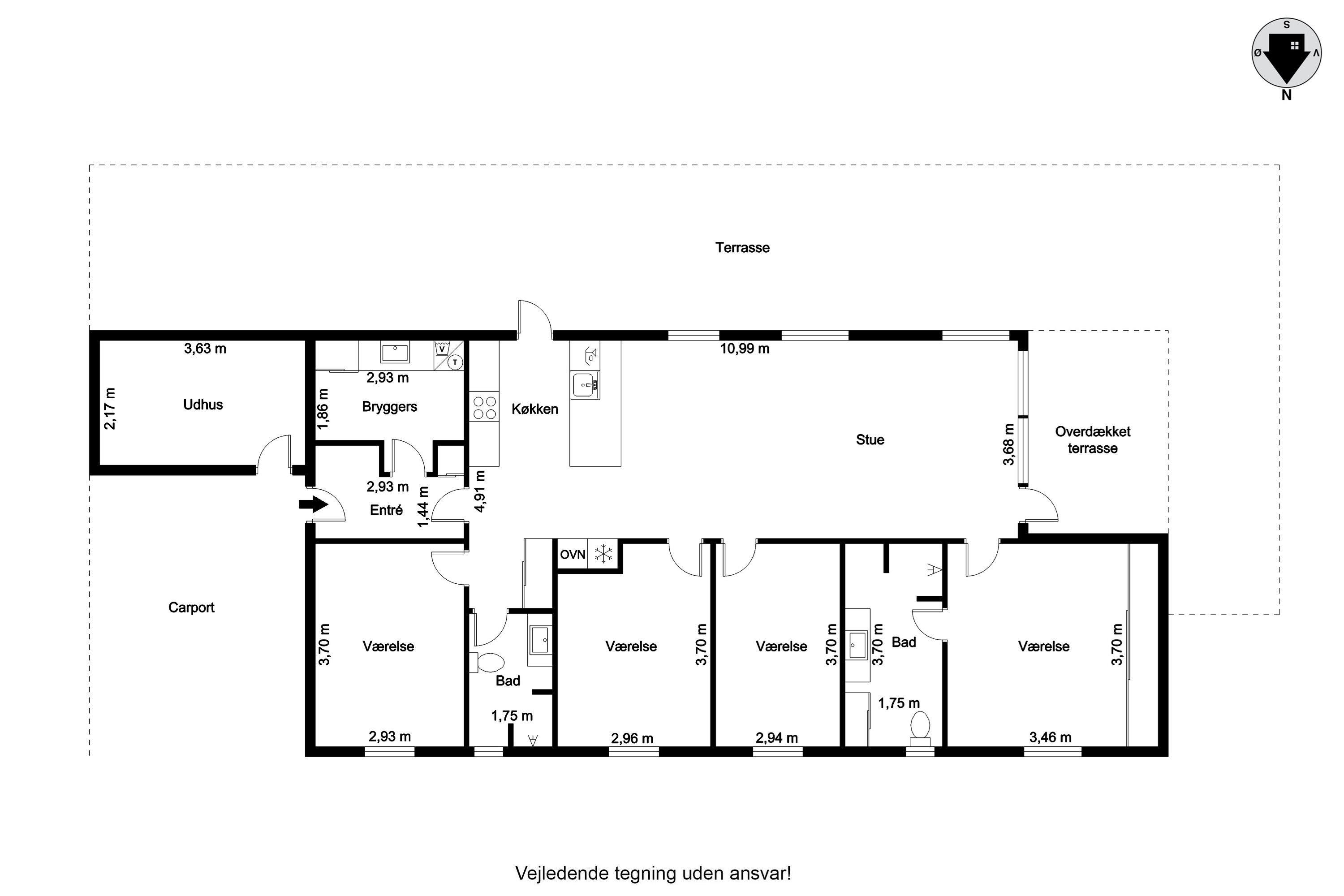 Plantegninger billede af Nedre Mosevej 97B, 9990 Skagen