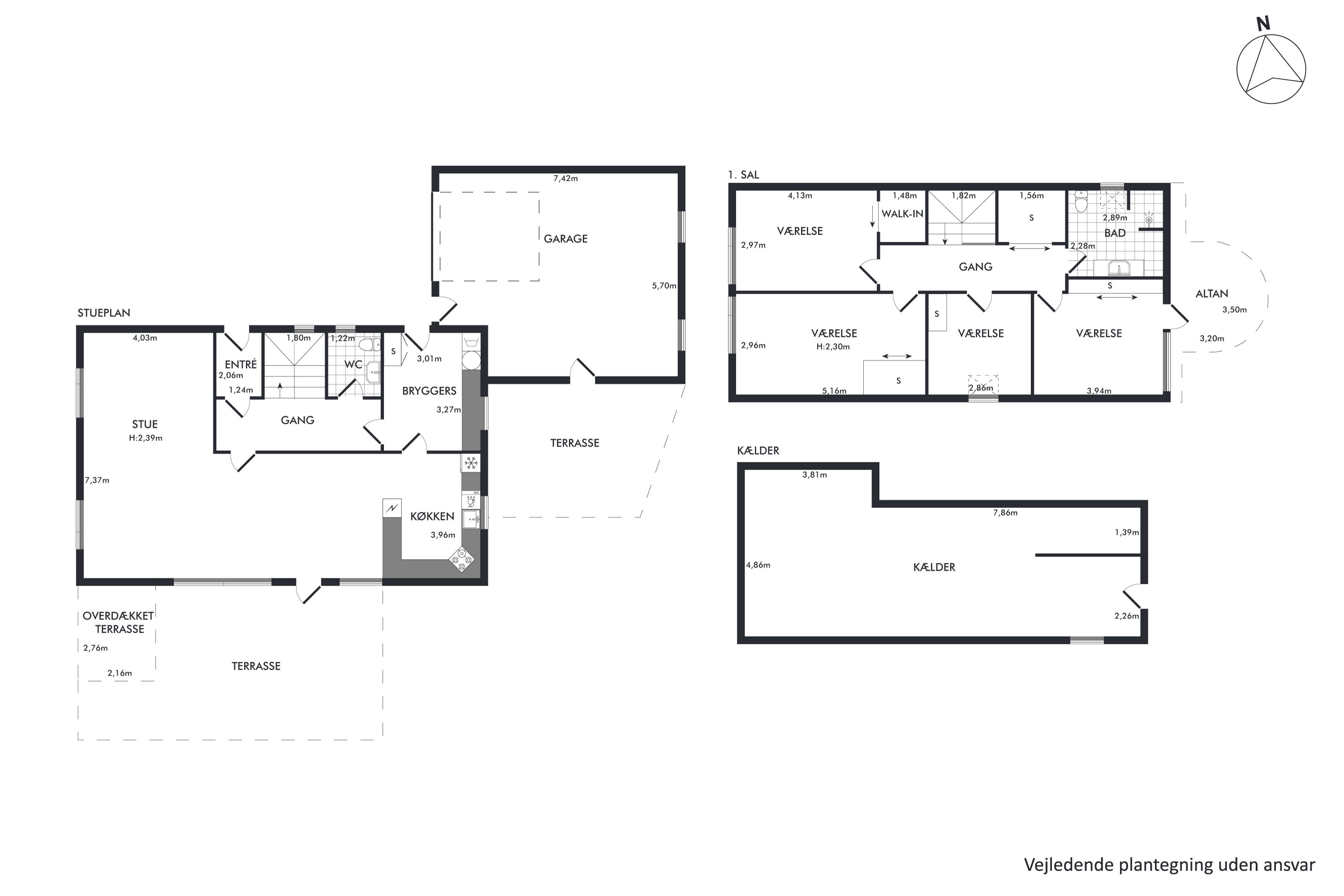 Plantegninger billede af Nørremøllevej 40, 8800 Viborg