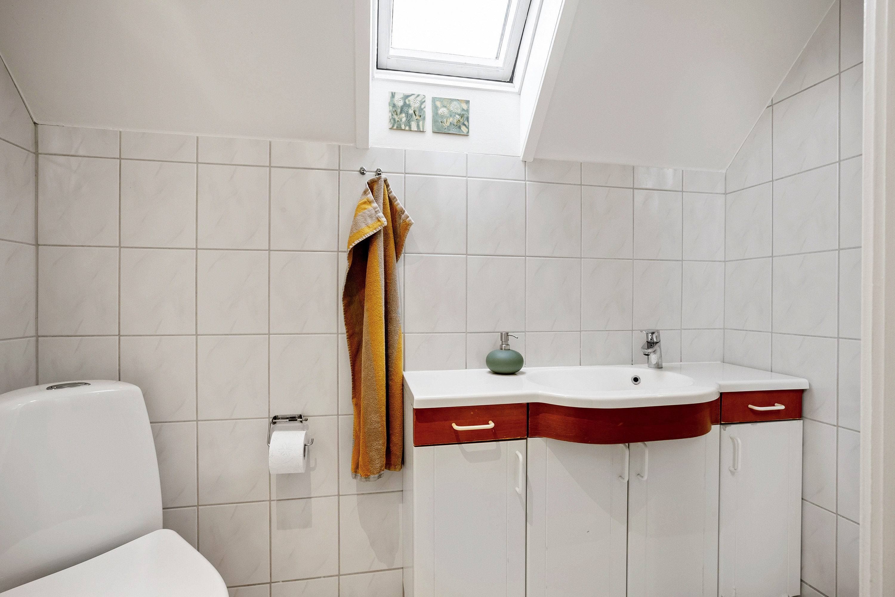 Fremhævet badeværelse billede i fuldskærmstilstand. Billede af Slåenvej 3, 6600 Vejen