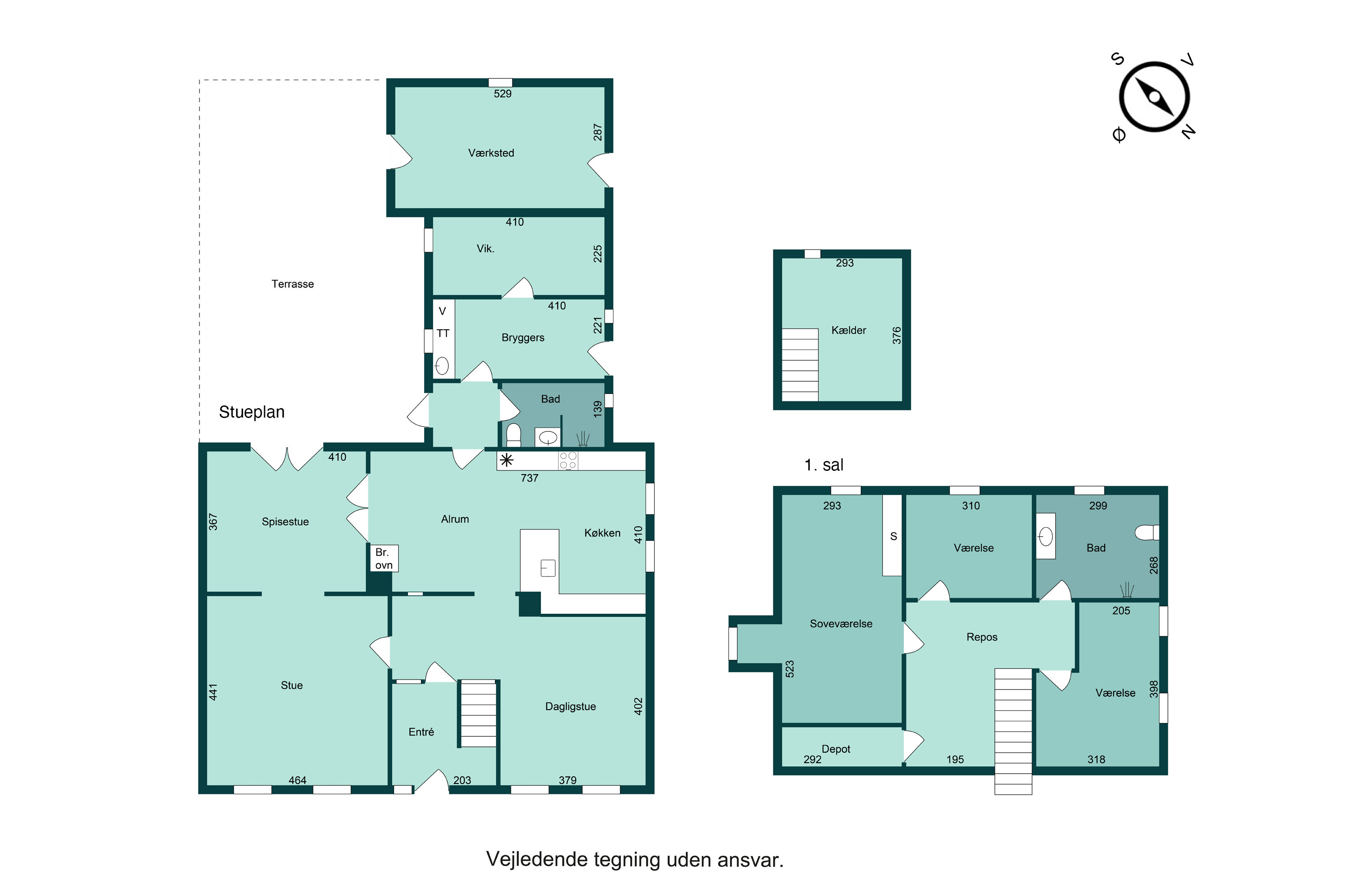 Plantegninger billede af Ølholm Bygade 49, Ølholm, 7160 Tørring