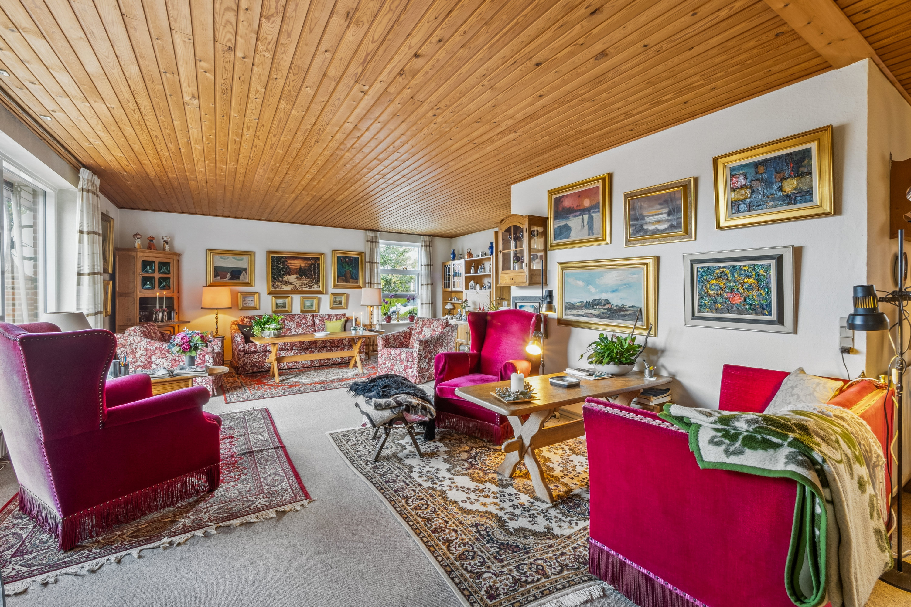 Fremhævet stue billede i fuldskærmstilstand. Billede af Kühls Alle 7, 7800 Skive