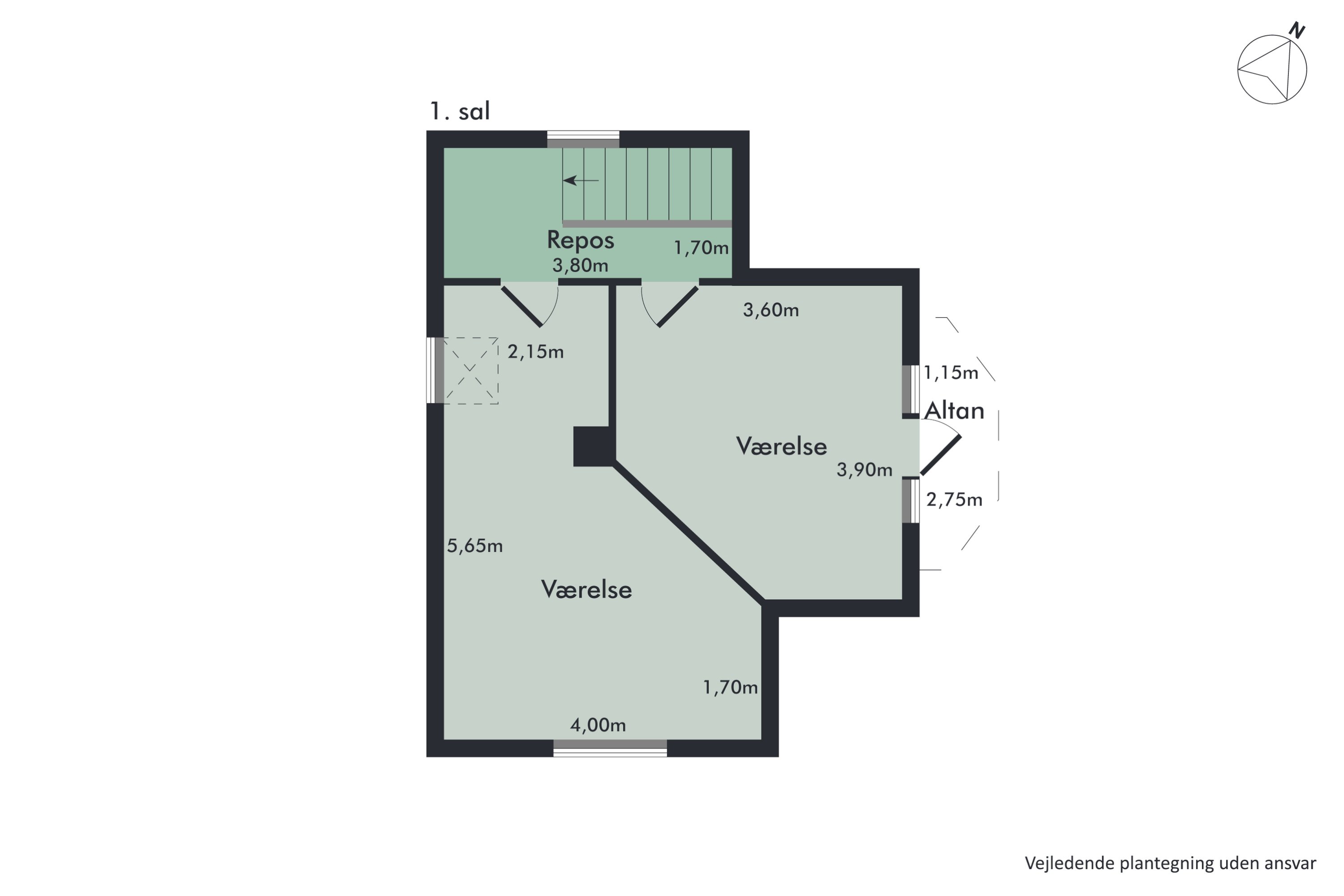 Plantegninger billede af Hadsundvej 178, Vejgaard, 9000 Aalborg