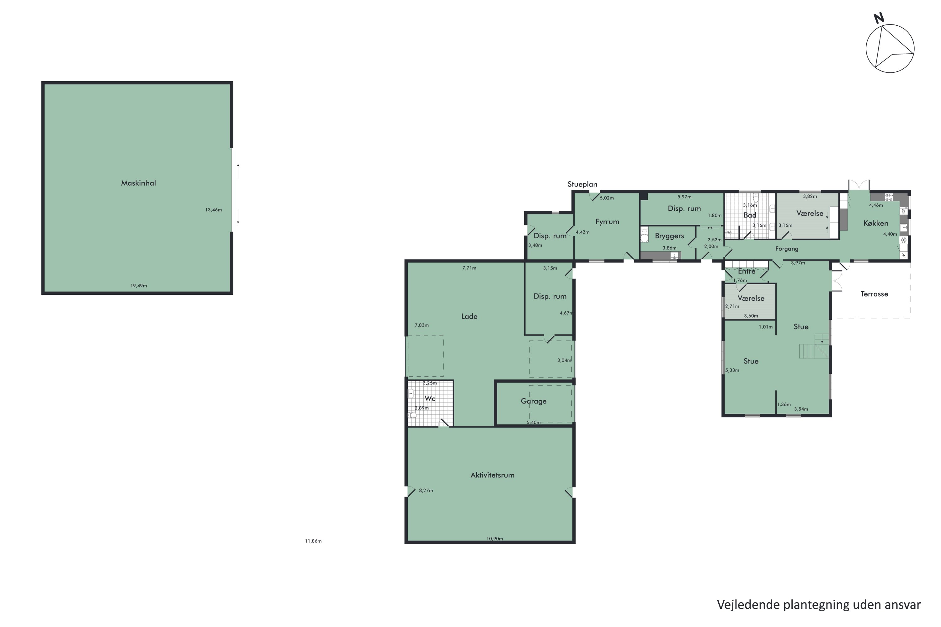 Plantegninger billede af Vinkelvej 21, Nr. Søby, 7840 Højslev