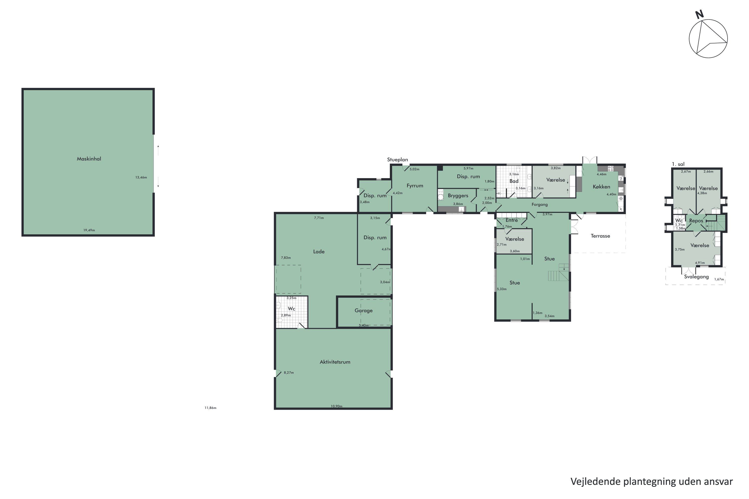 Plantegninger billede af Vinkelvej 21, Nr. Søby, 7840 Højslev