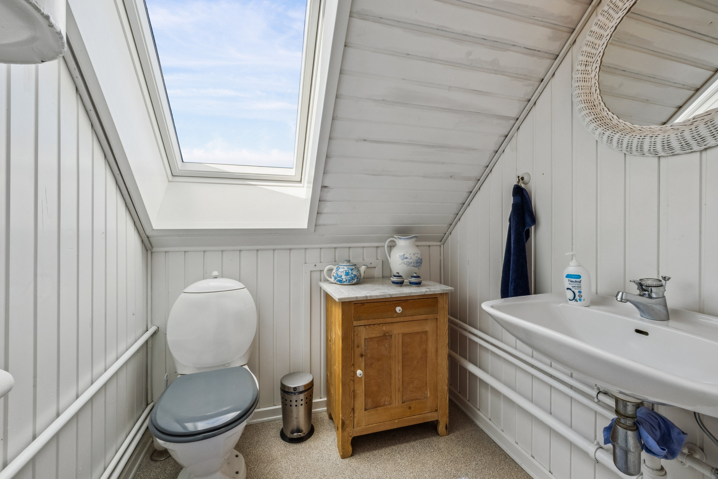 Fremhævet badeværelse billede i fuldskærmstilstand. Billede af Vinkelvej 21, Nr. Søby, 7840 Højslev