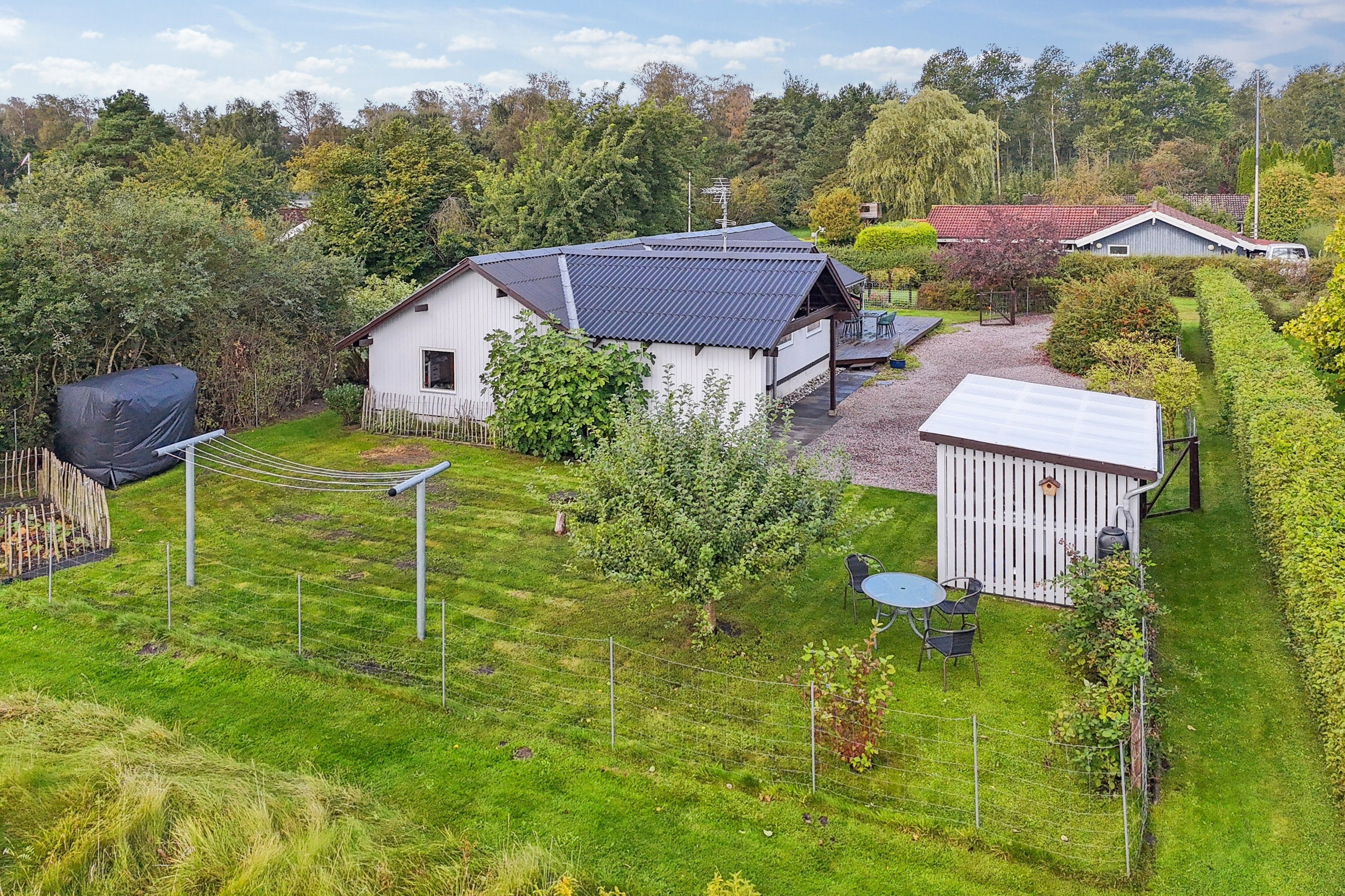 Fremhævet luftfoto billede i fuldskærmstilstand. Billede af Østre Strand 183, Kobæk, 4230 Skælskør