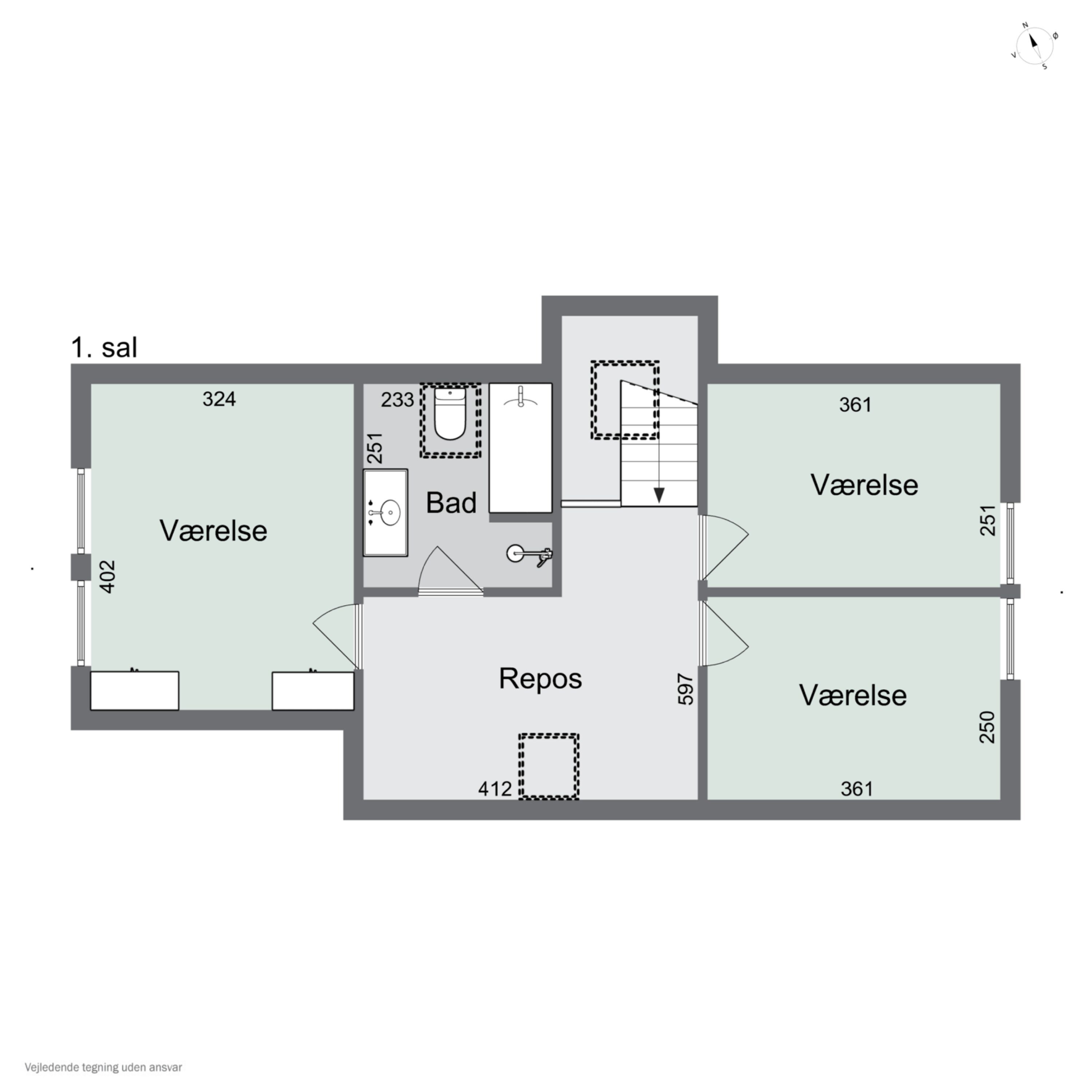 Plantegninger billede af Horsholmstræde 8, 2620 Albertslund