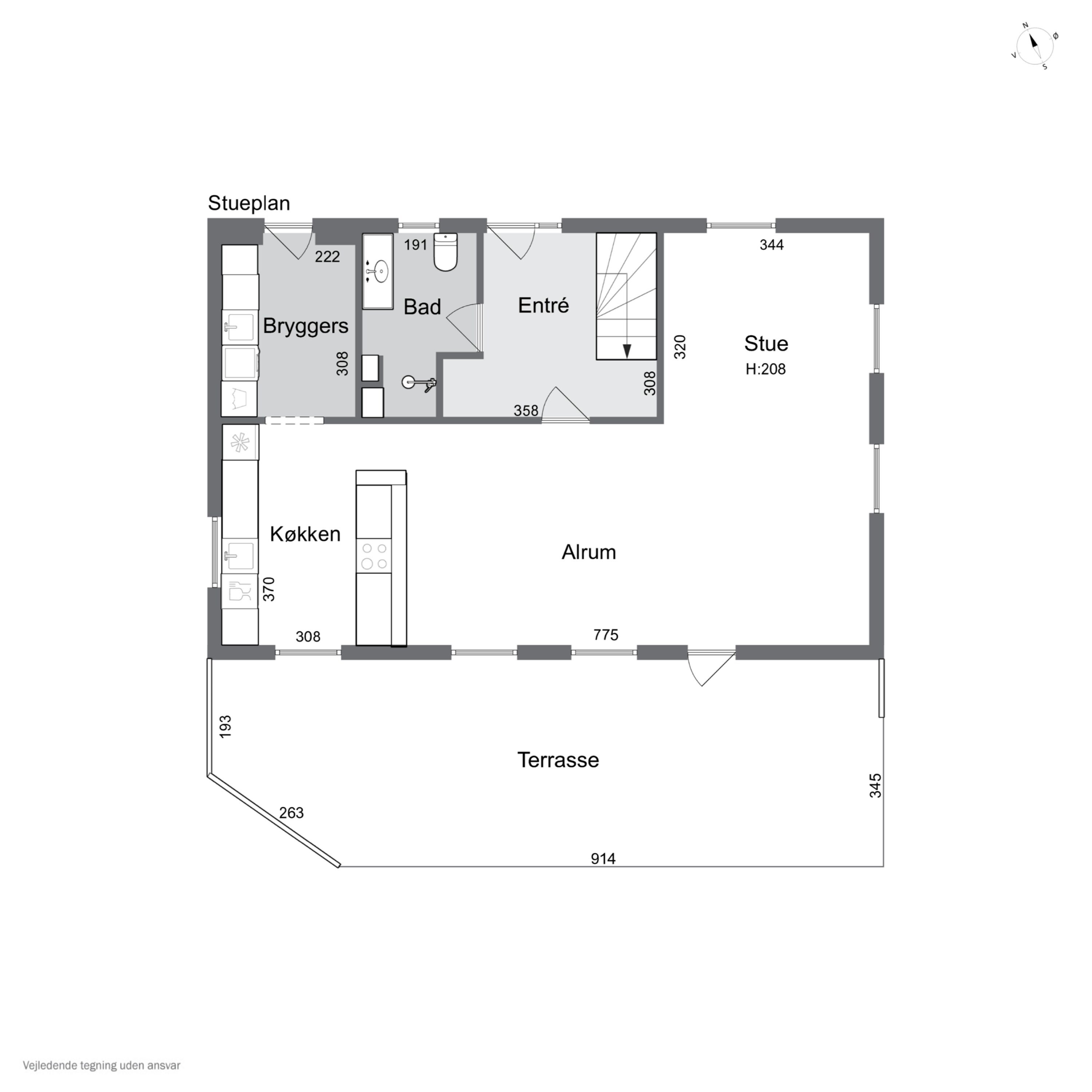 Plantegninger billede af Horsholmstræde 8, 2620 Albertslund
