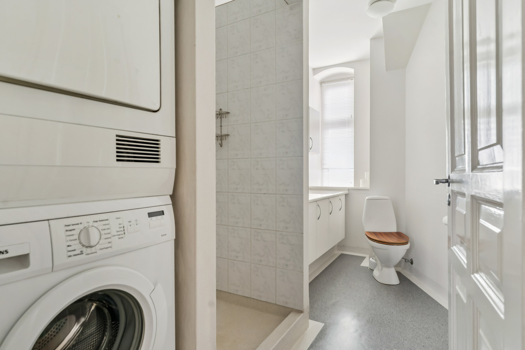 Fremhævet badeværelse billede i fuldskærmstilstand. Billede af Lille Voldgade 5, 1. tv., 8900 Randers C