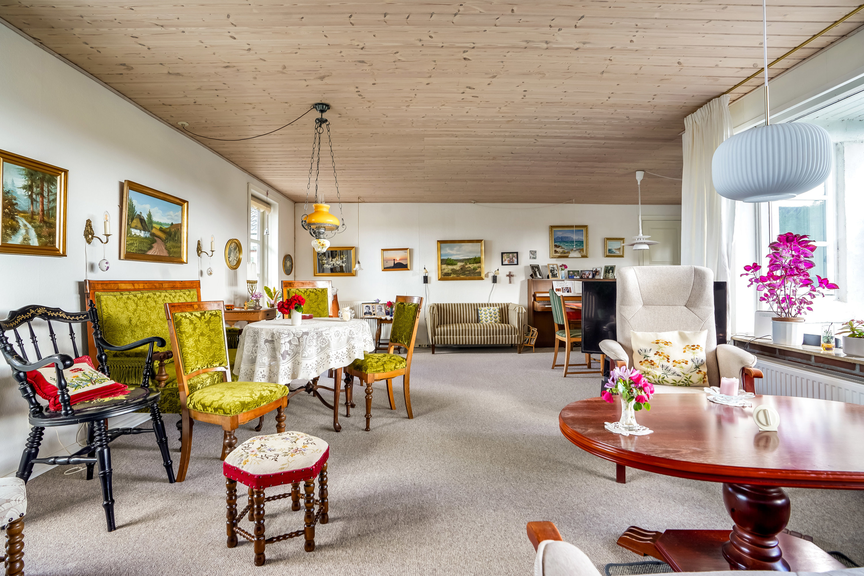 Fremhævet stue billede i fuldskærmstilstand. Billede af Agervej 7, Sandvad, 7300 Jelling