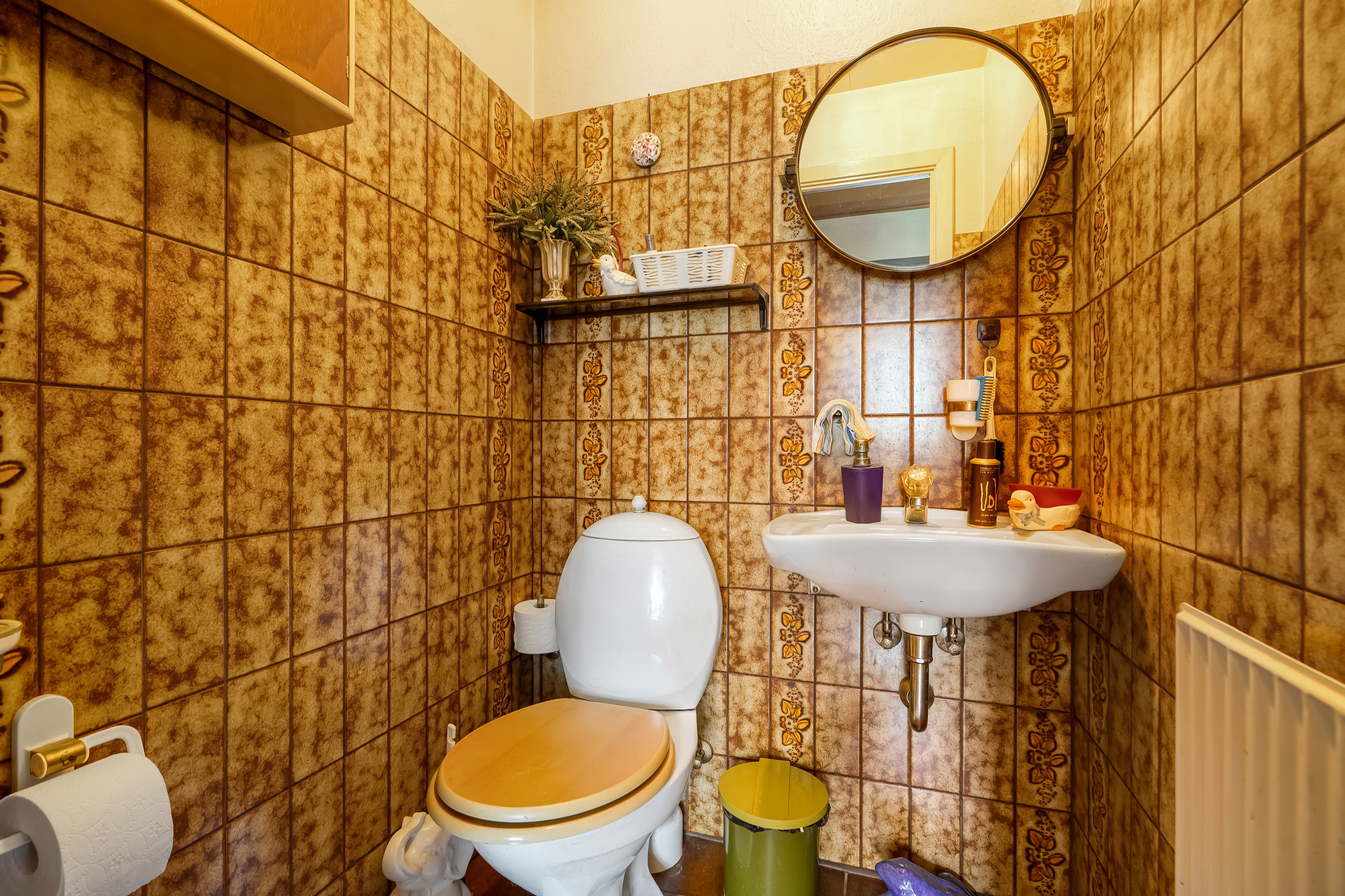 Fremhævet toilet billede i fuldskærmstilstand. Billede af Nordkrogen 8, 7300 Jelling