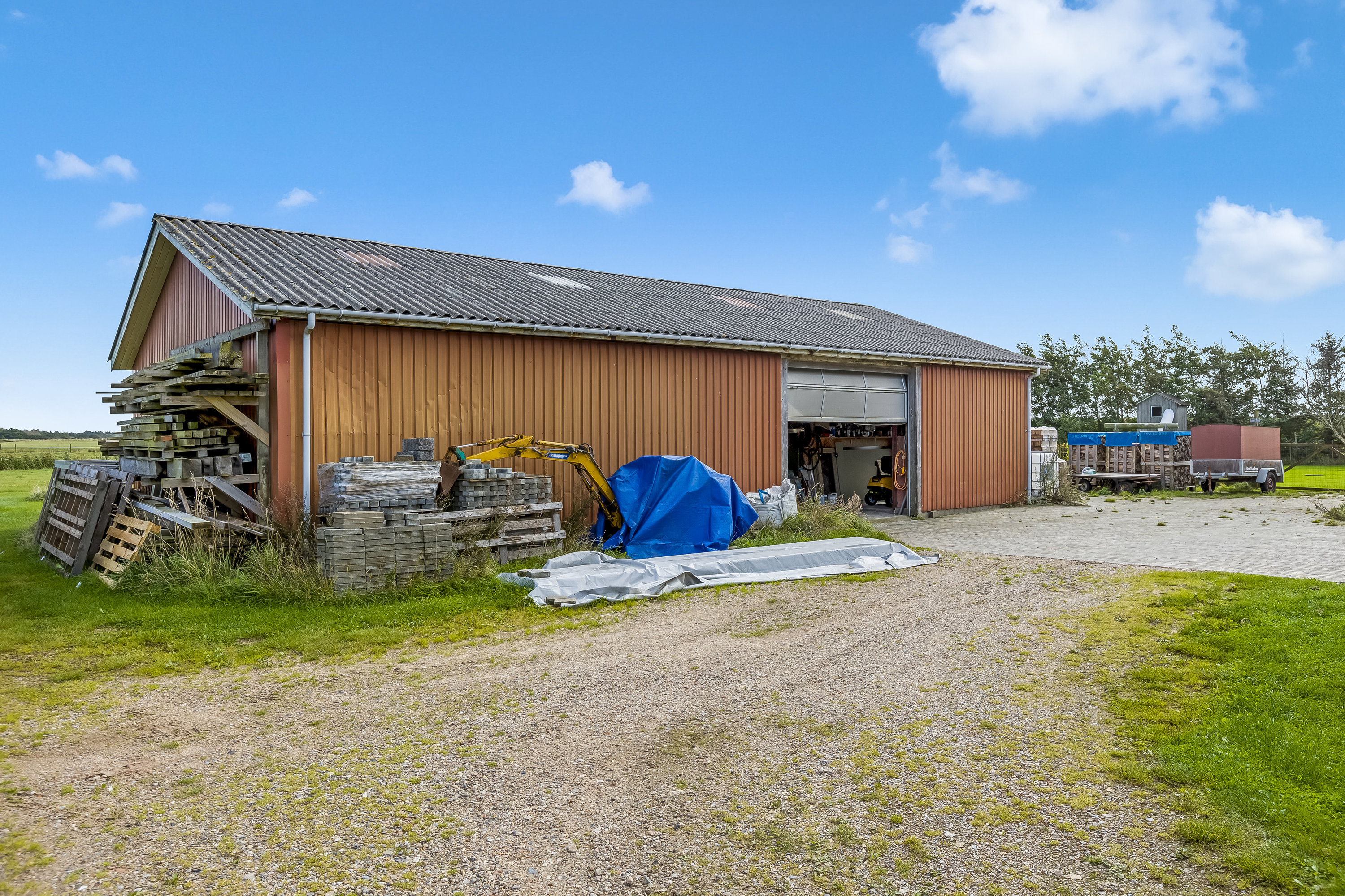 Fremhævet værkstedshal billede i fuldskærmstilstand. Billede af Rindbyvej 10, Rindby, 6720 Fanø