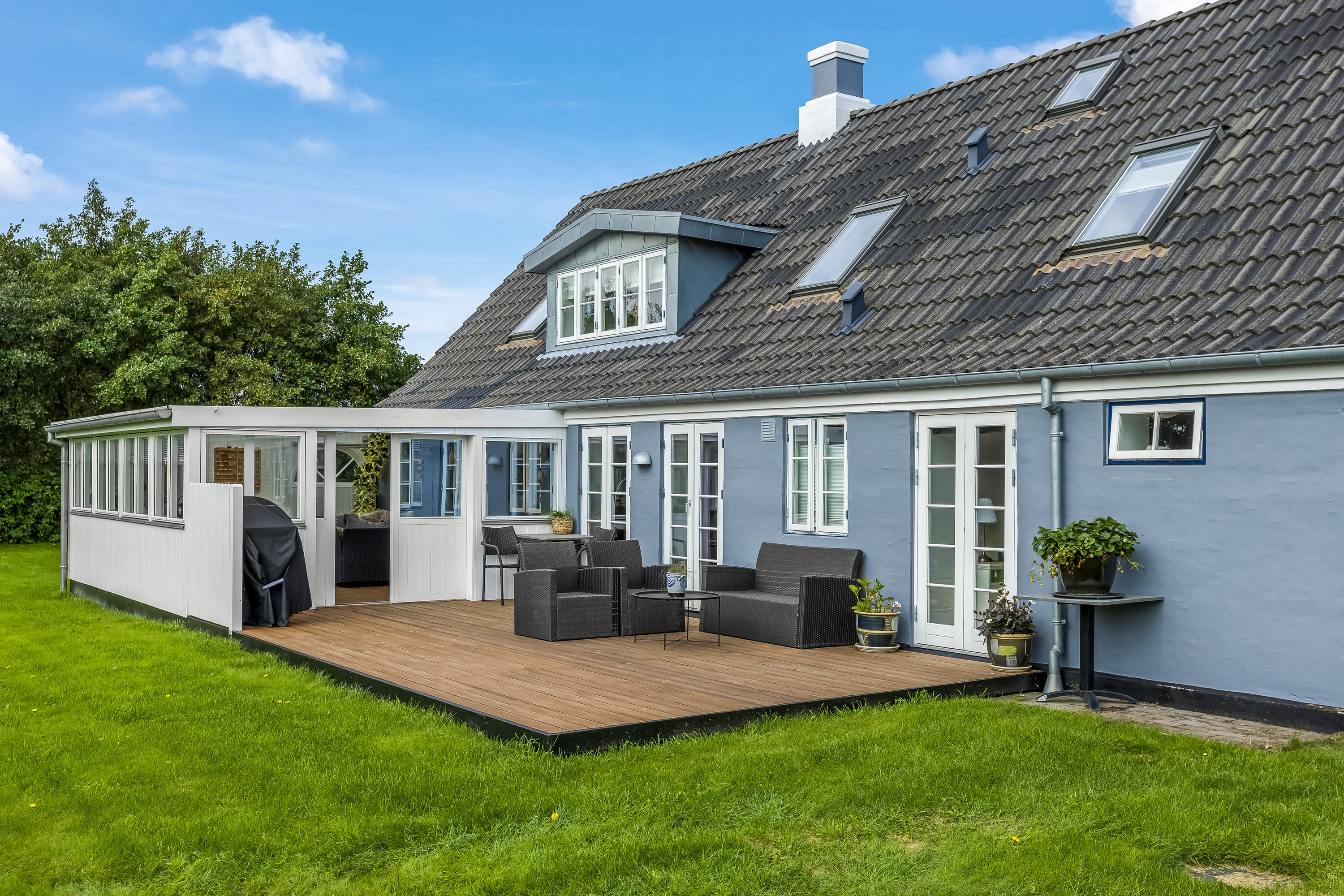 Fremhævet terrasse billede i fuldskærmstilstand. Billede af Rindbyvej 10, Rindby, 6720 Fanø