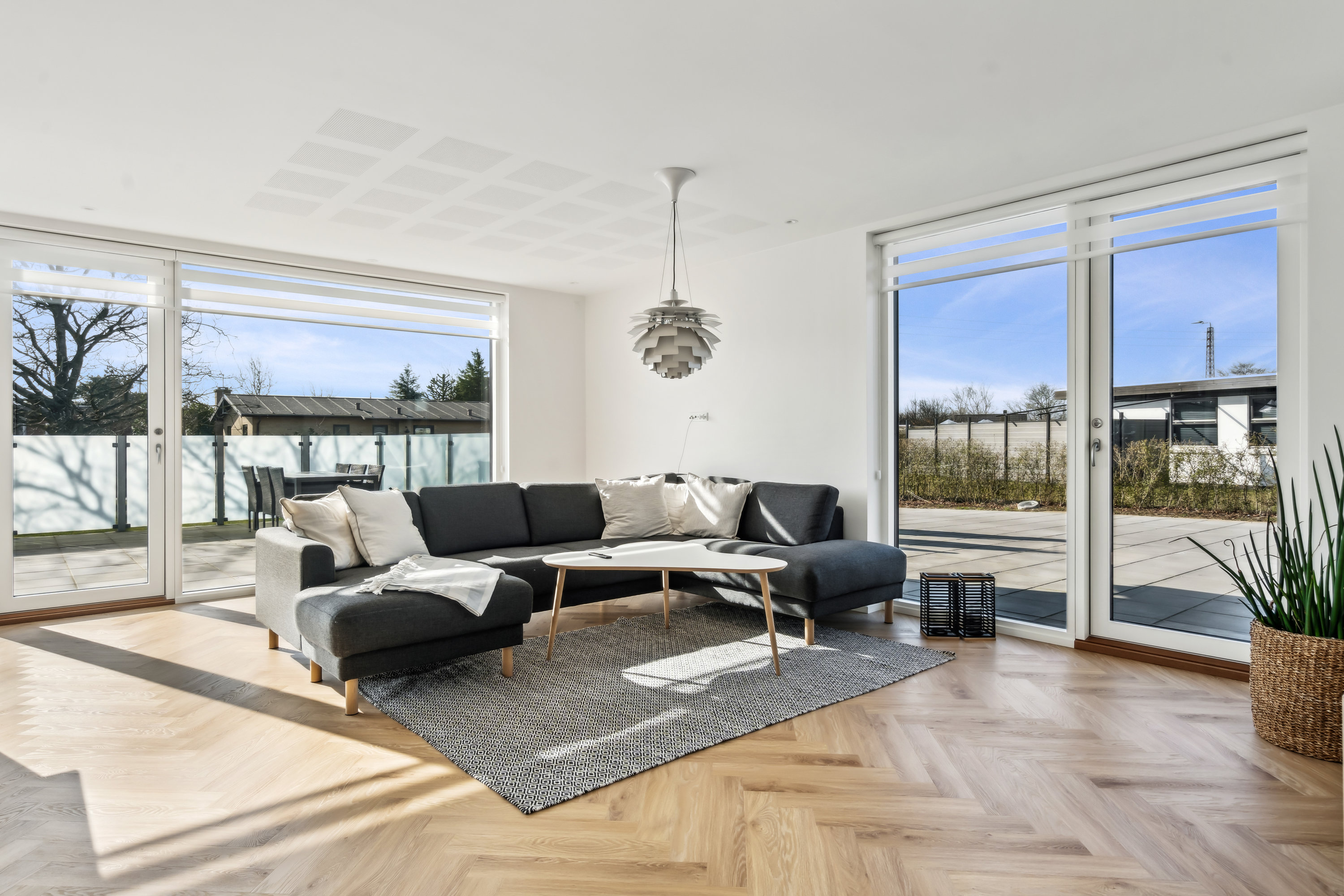 Fremhævet stue billede i fuldskærmstilstand. Billede af Frejasvej 42, 9800 Hjørring