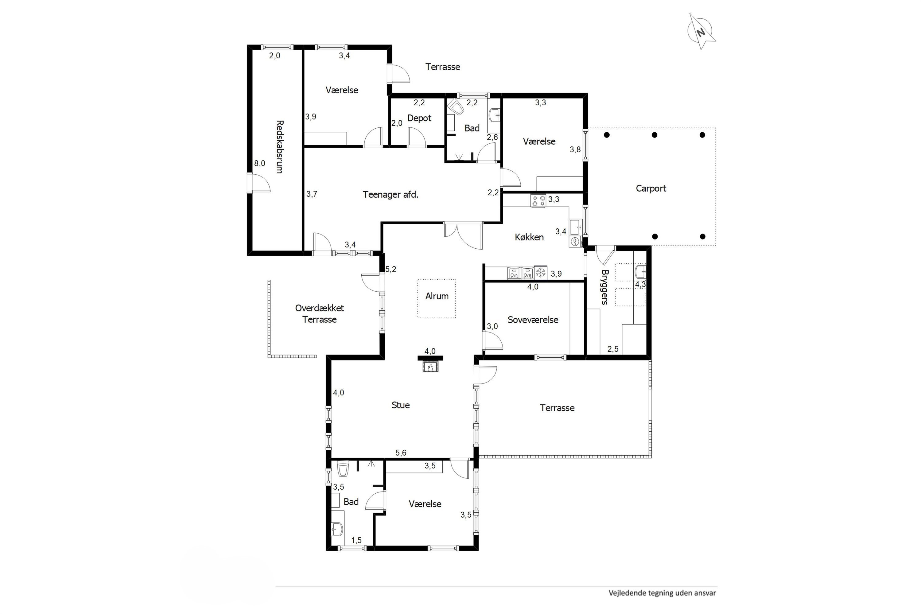 Plantegninger billede af Granvej 4, 6710 Esbjerg V