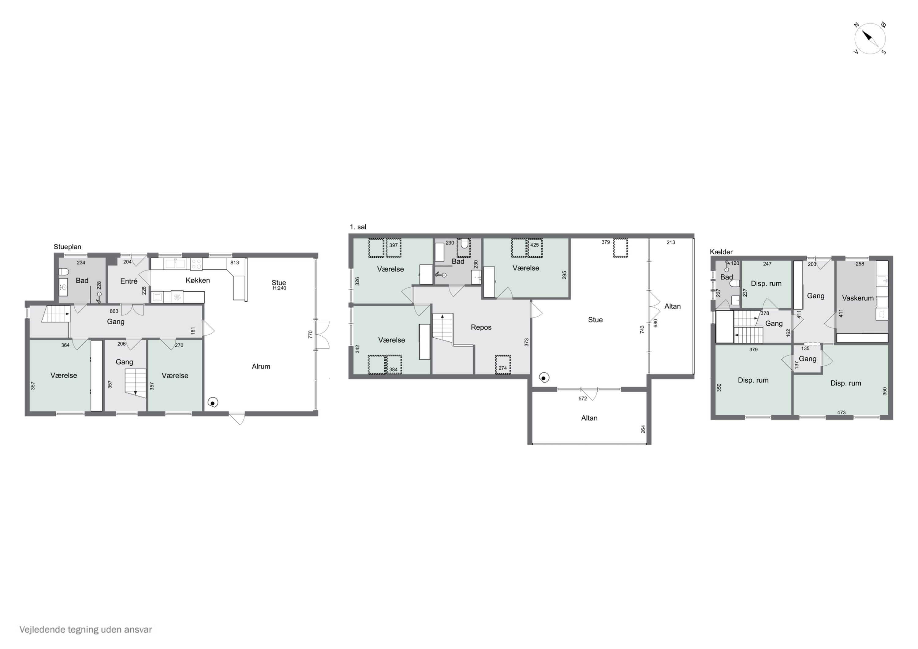 Plantegninger billede af Sagasvej 19, 8600 Silkeborg
