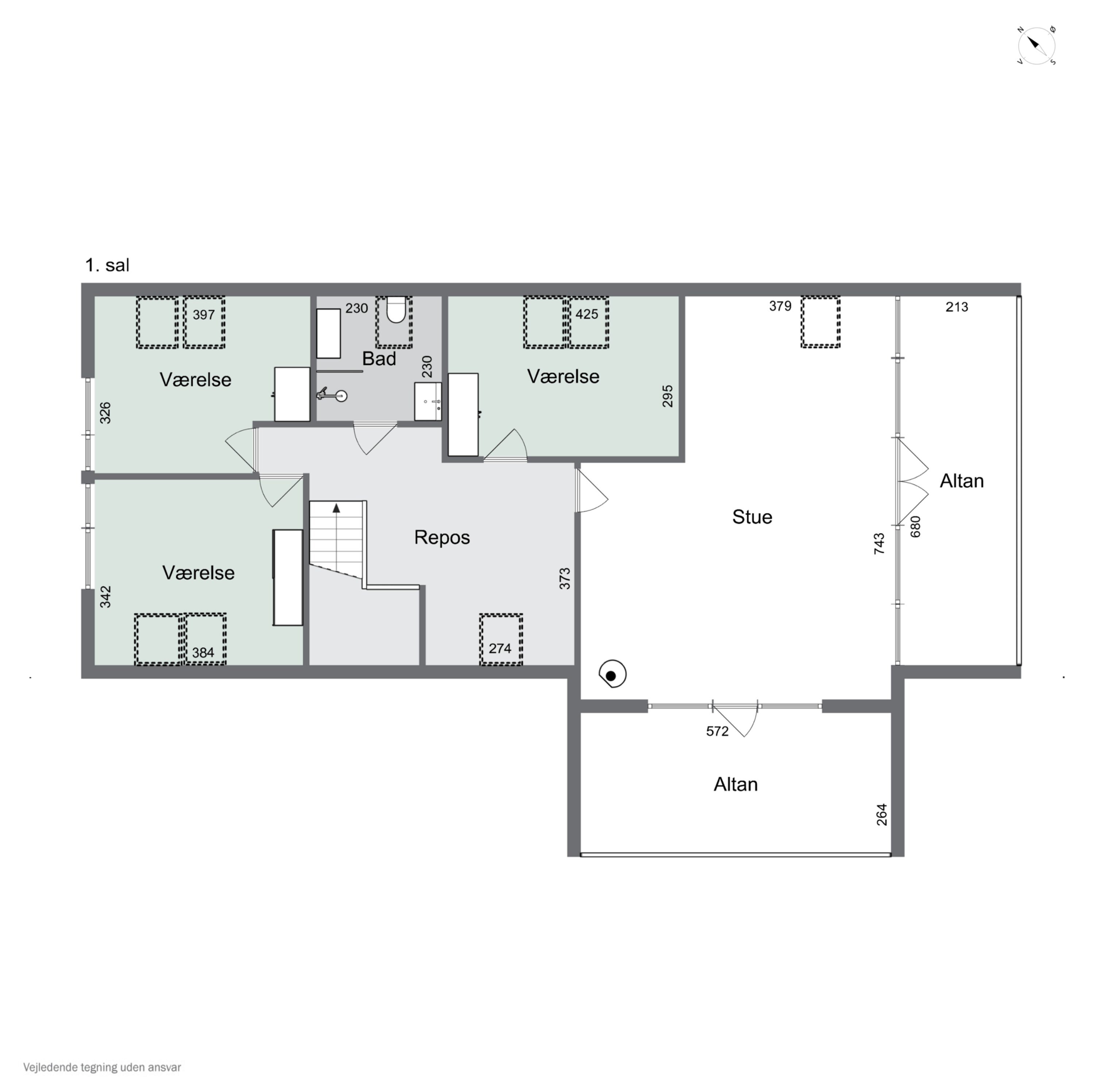 Plantegninger billede af Sagasvej 19, 8600 Silkeborg