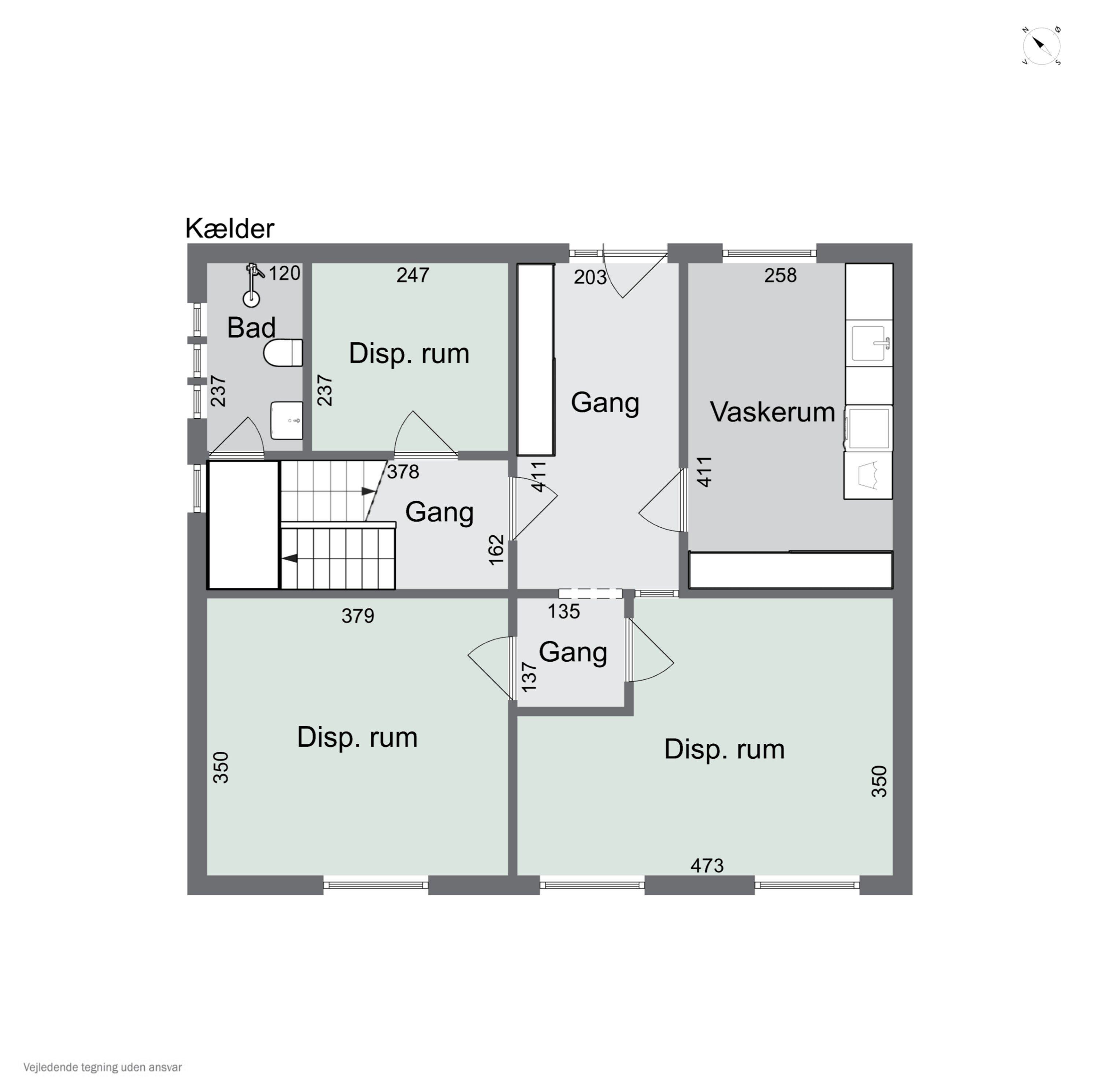 Plantegninger billede af Sagasvej 19, 8600 Silkeborg