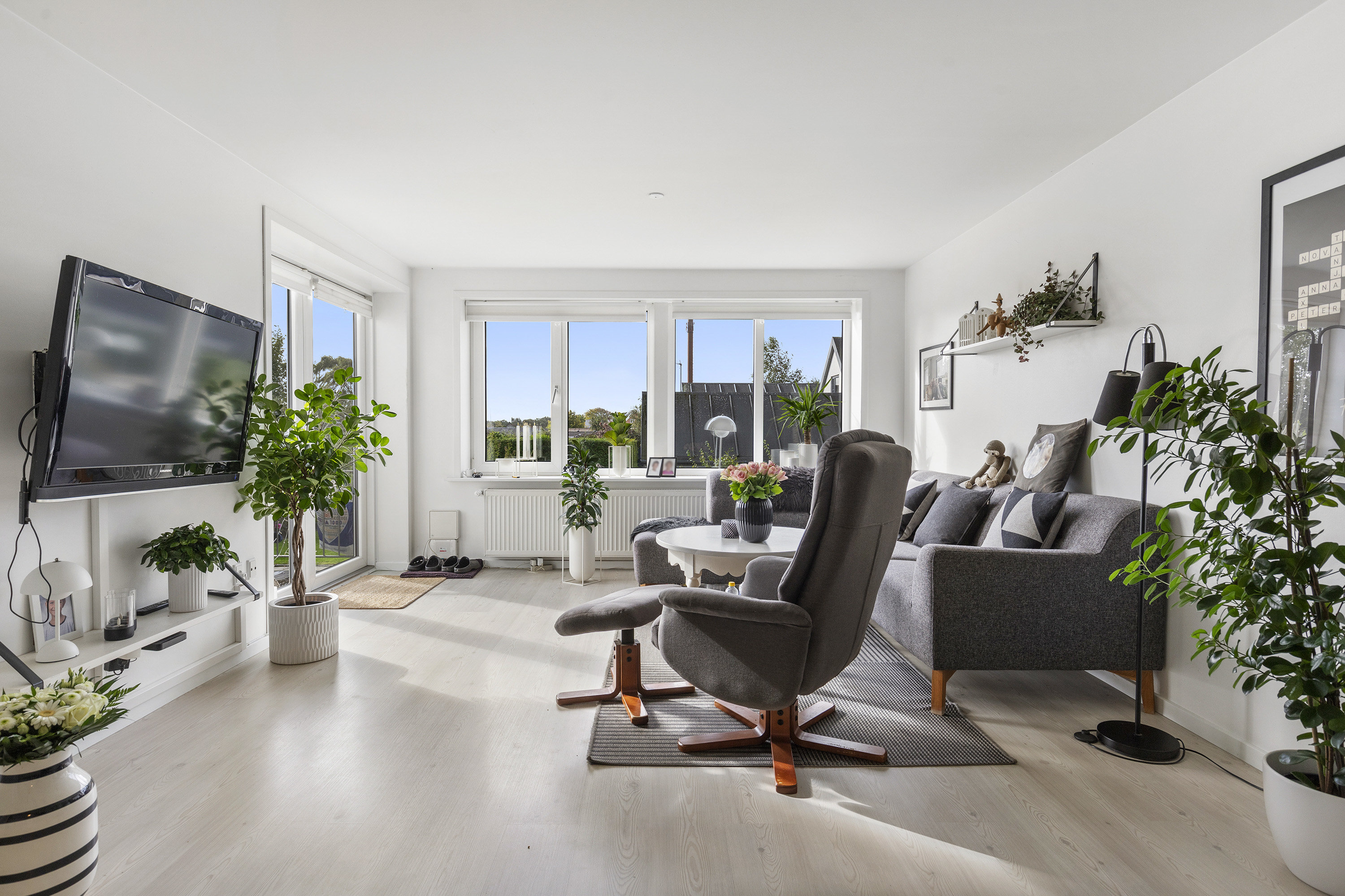 Fremhævet stue billede i fuldskærmstilstand. Billede af Skolegade 21, 9640 Farsø