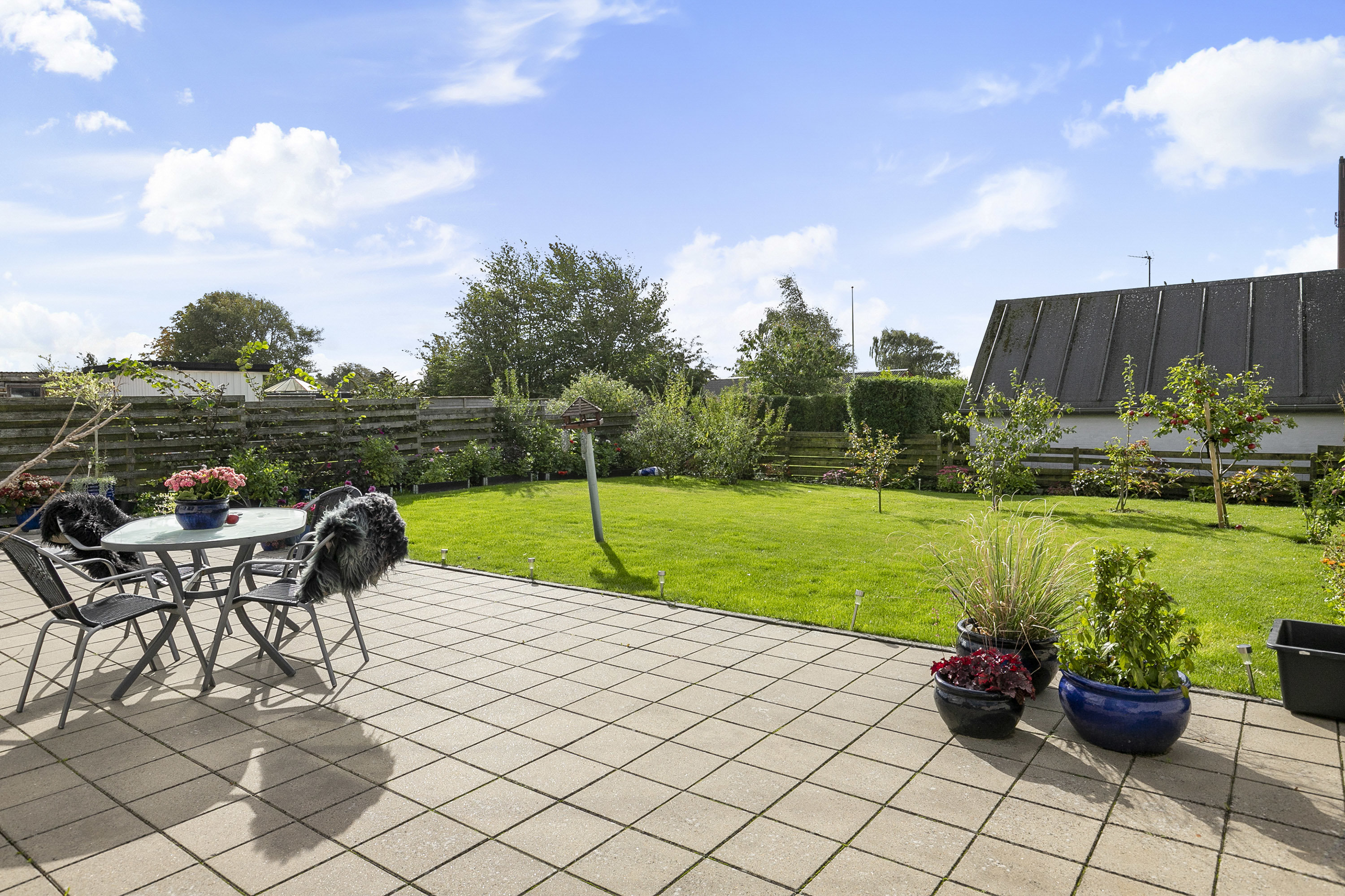 Fremhævet terrasse billede i fuldskærmstilstand. Billede af Skolegade 21, 9640 Farsø