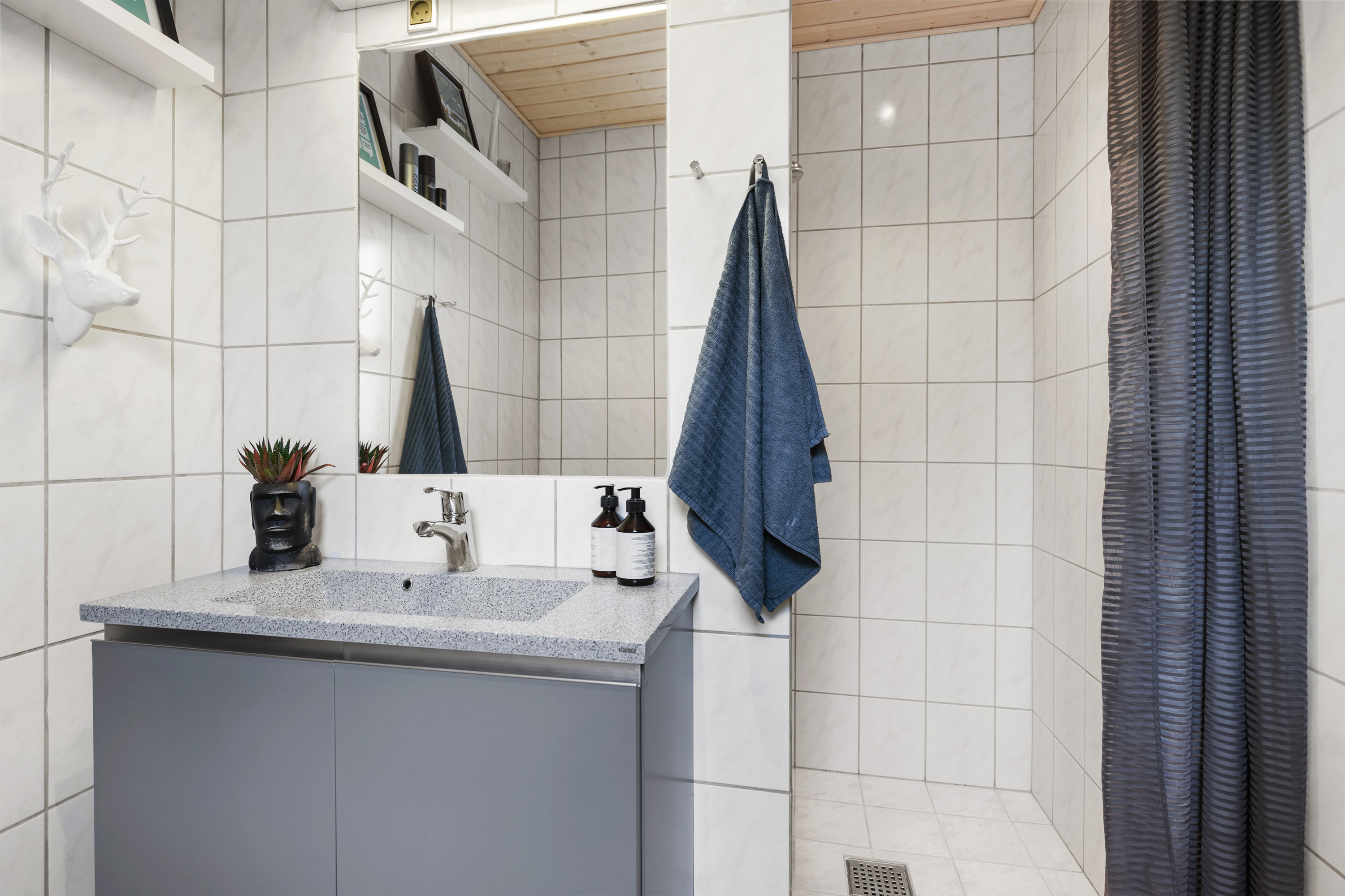 Fremhævet badeværelse billede i fuldskærmstilstand. Billede af Valgårdsvej 16, V Hornum, 9640 Farsø