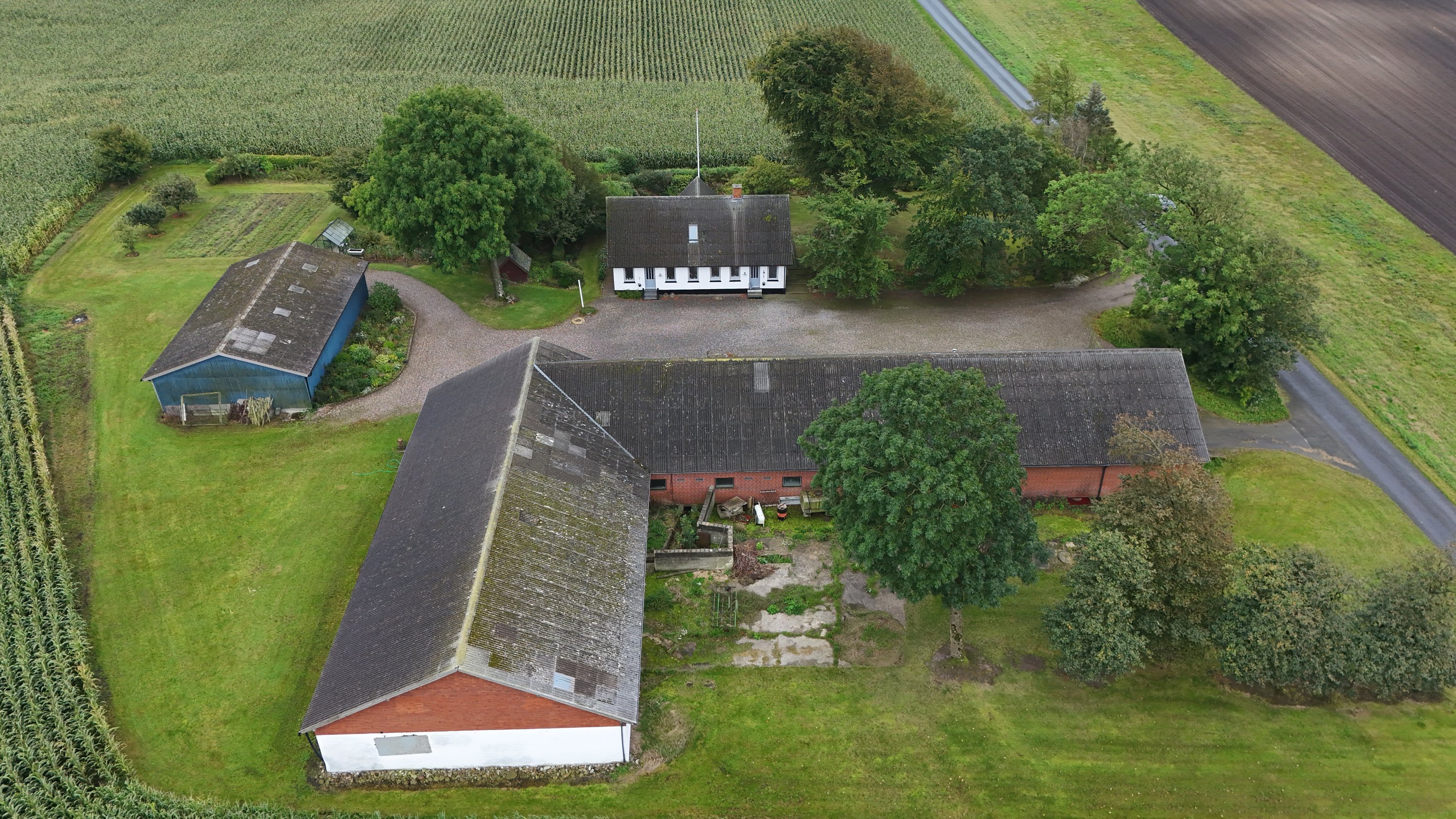 Fremhævet luftfoto billede i fuldskærmstilstand. Billede af Fragdrup Hedevej 7, Fragdrup, 9500 Hobro