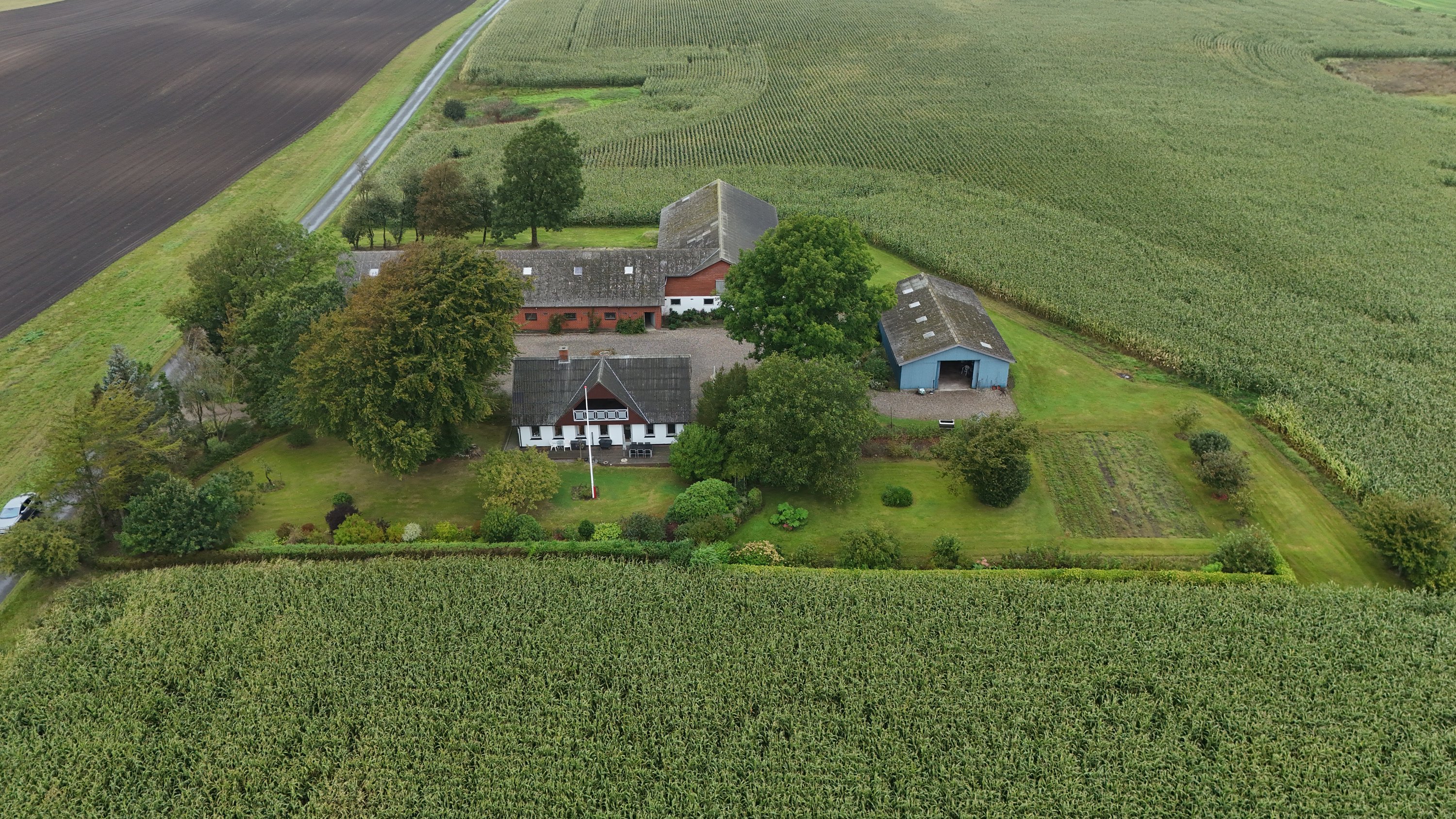 Fremhævet luftfoto billede i fuldskærmstilstand. Billede af Fragdrup Hedevej 7, Fragdrup, 9500 Hobro
