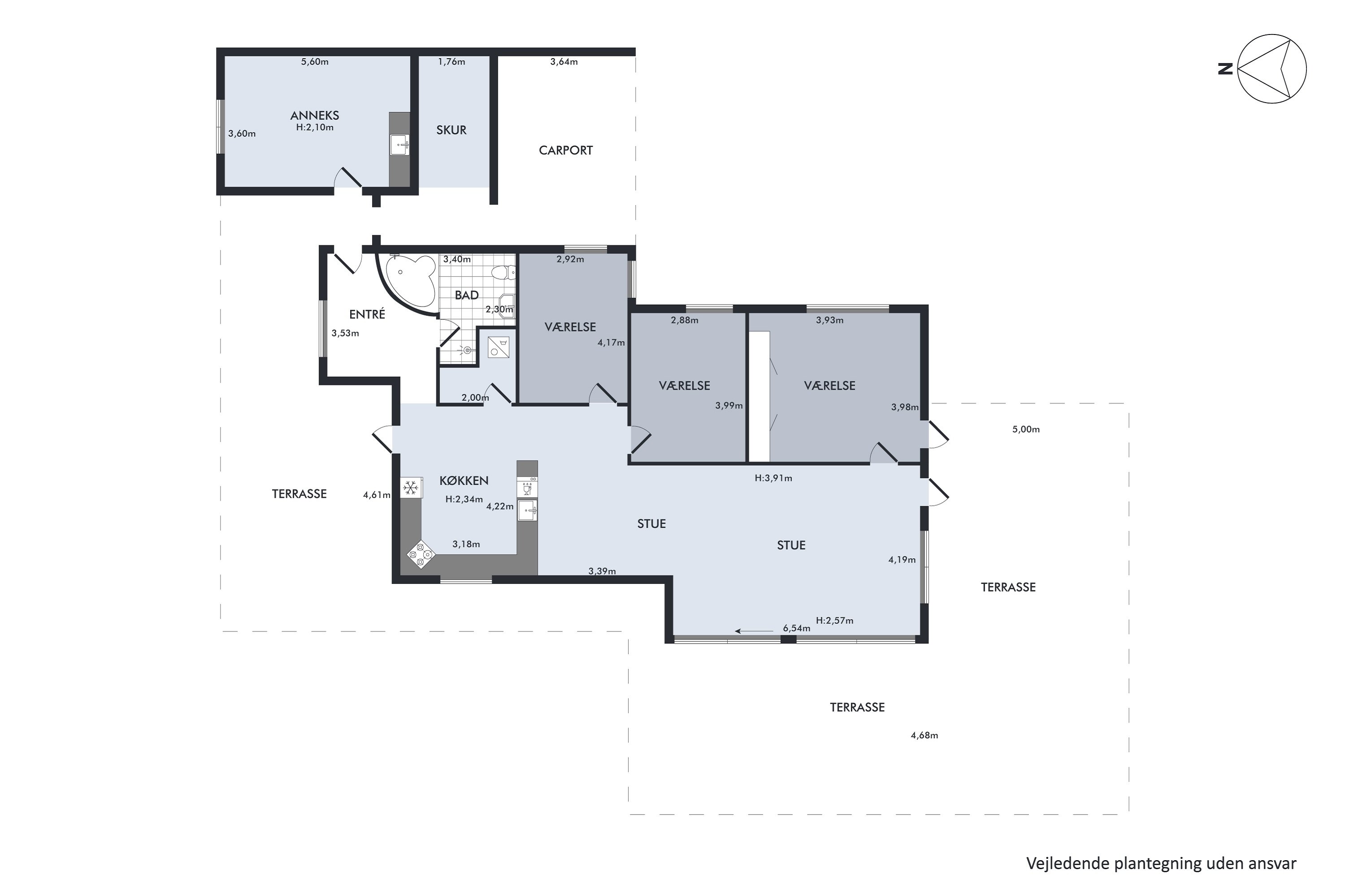 Plantegninger billede af Åtoften 17B, Sengeløse, 2630 Taastrup