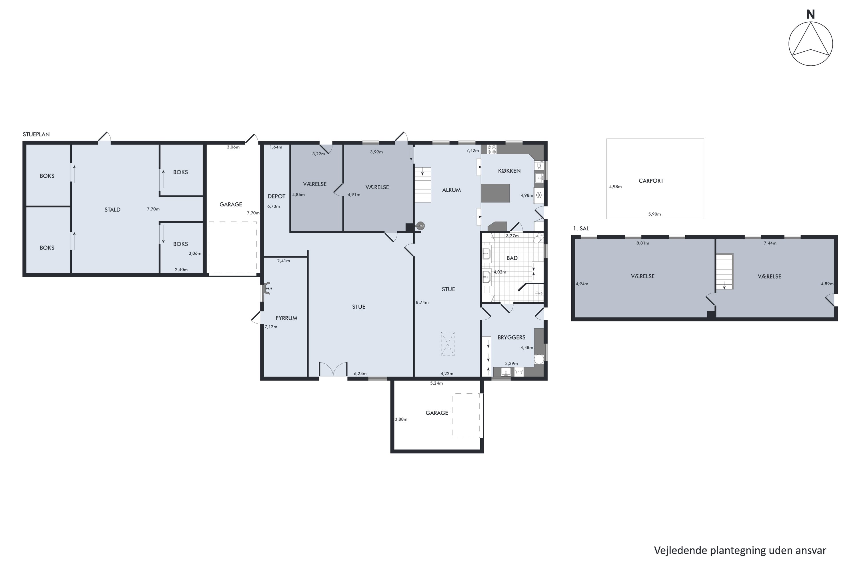 Plantegninger billede af Tørvevej 34, Sdr Farup M, 6760 Ribe