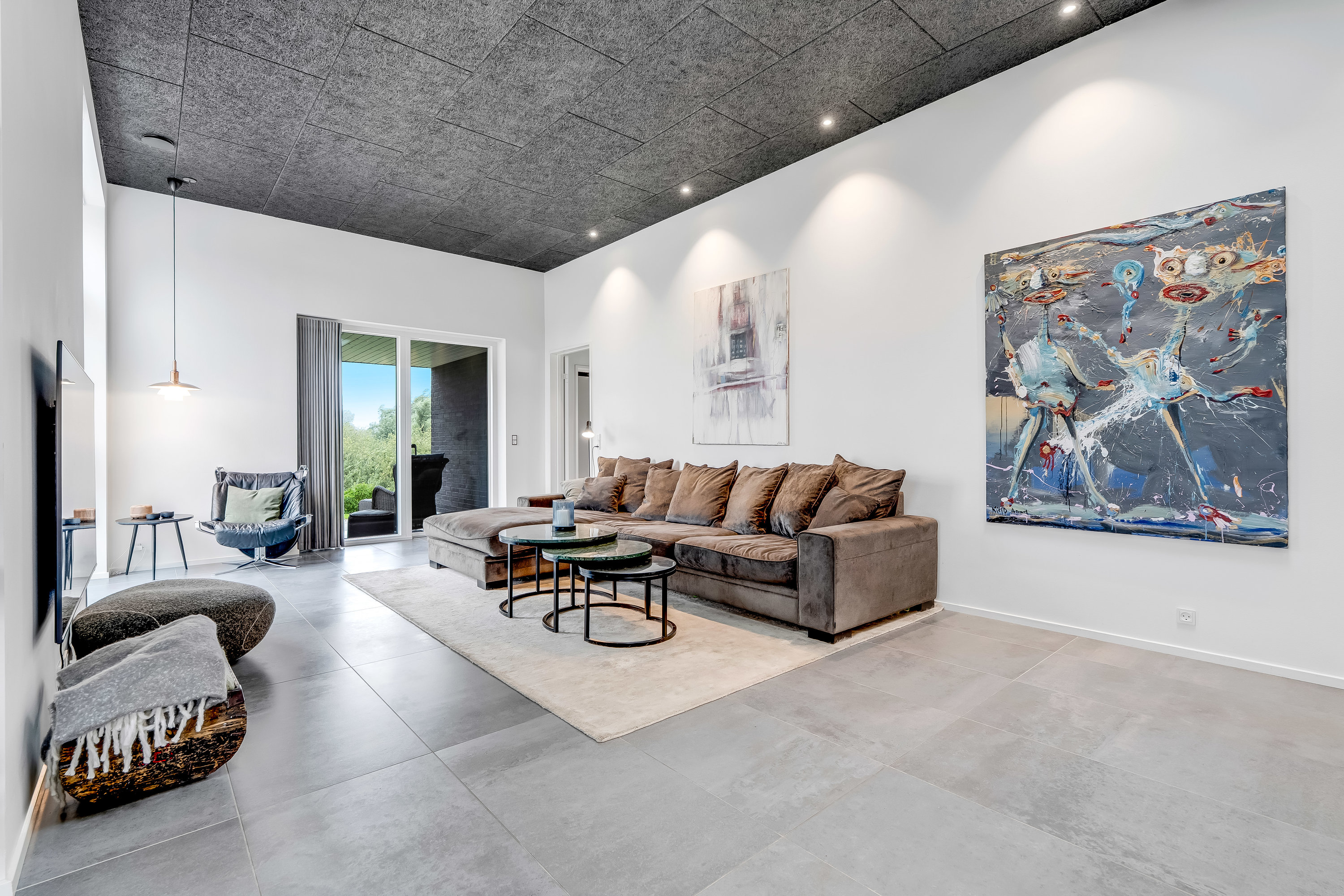 Fremhævet stue billede i fuldskærmstilstand. Billede af Cirkelbuen 26, 3400 Hillerød