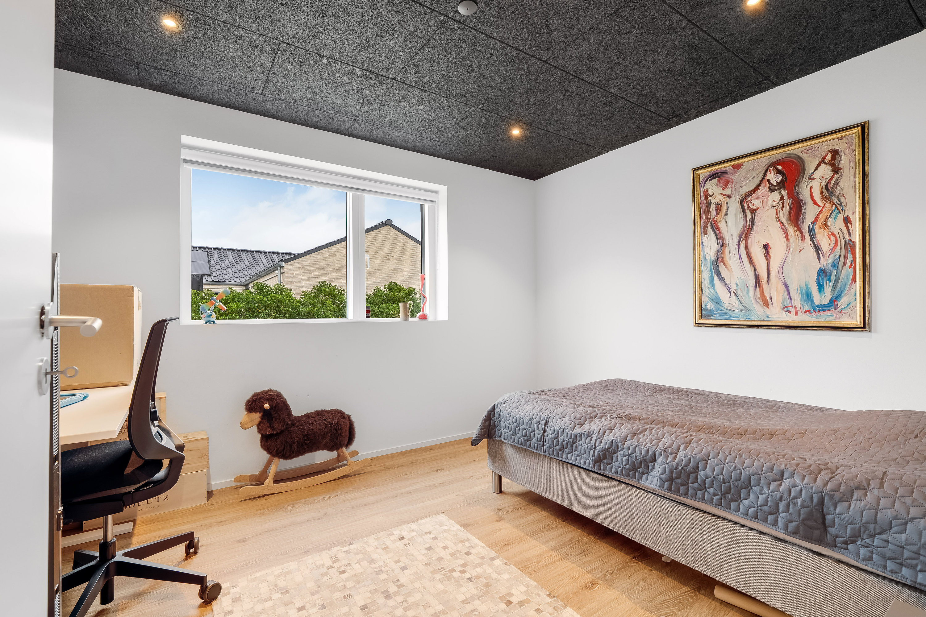 Fremhævet soveværelse billede i fuldskærmstilstand. Billede af Cirkelbuen 26, 3400 Hillerød