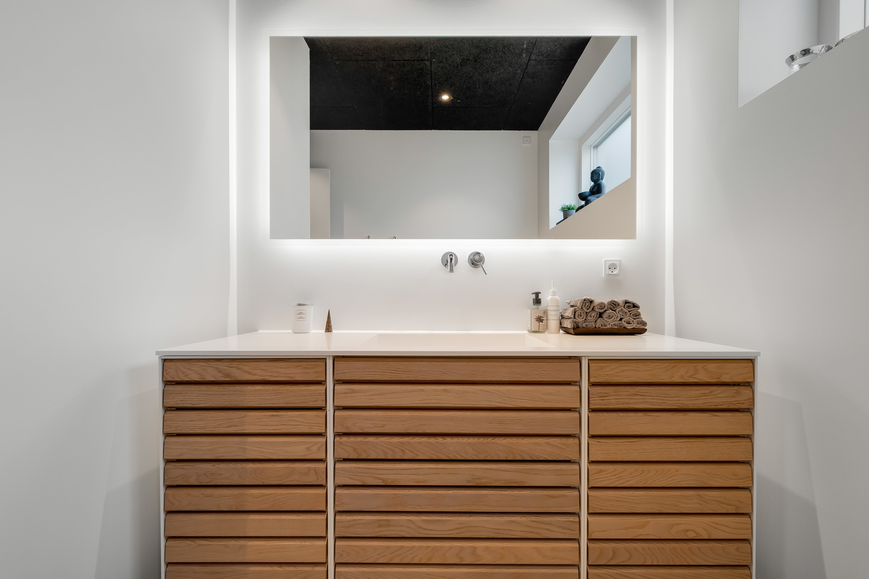 Fremhævet badeværelse billede i fuldskærmstilstand. Billede af Cirkelbuen 26, 3400 Hillerød