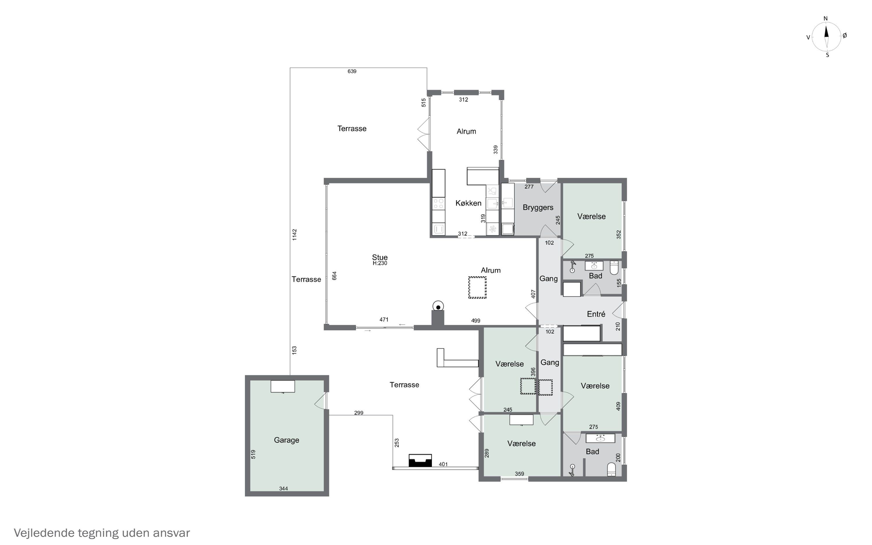 Plantegninger billede af Blankager 13, 2620 Albertslund