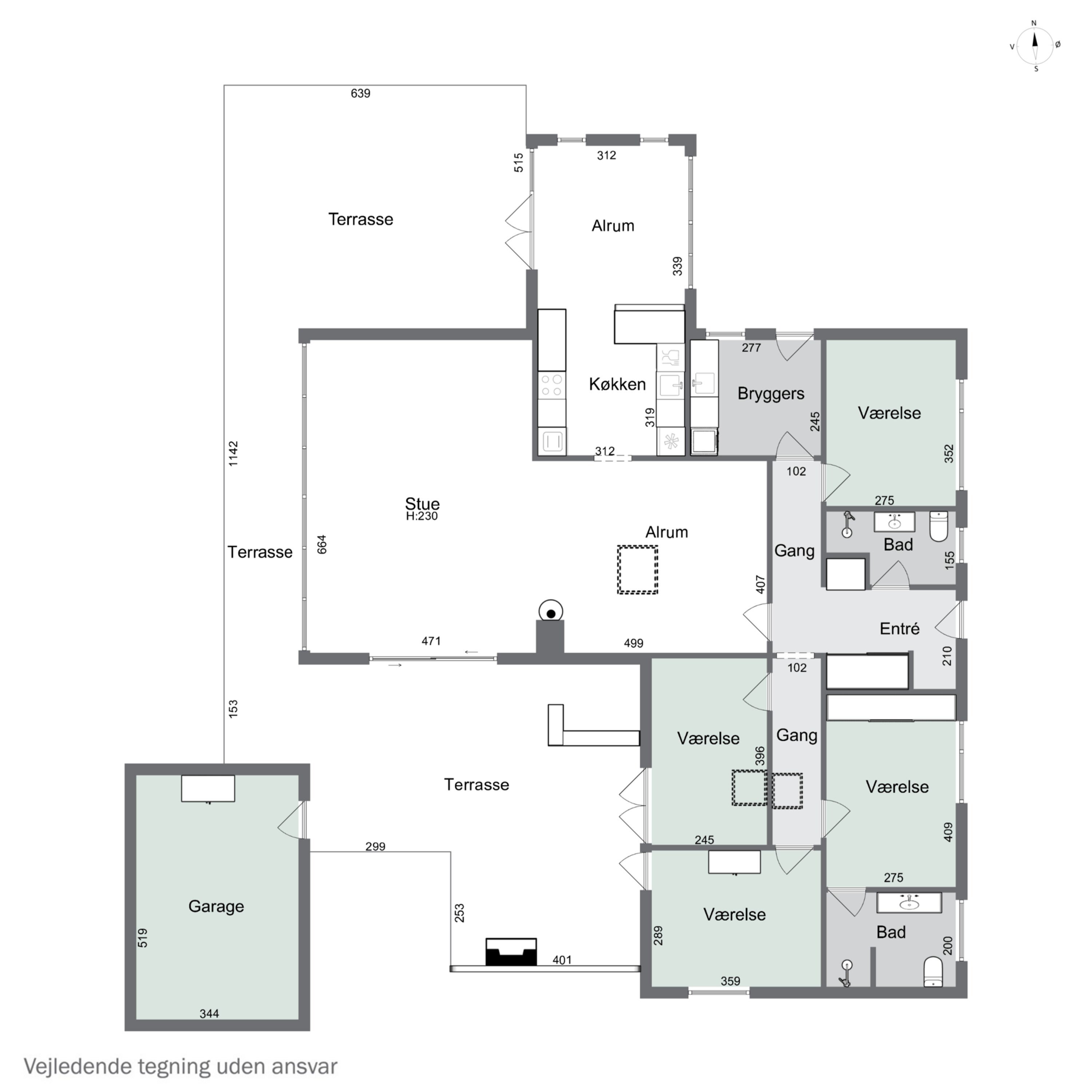 Plantegninger billede af Blankager 13, 2620 Albertslund