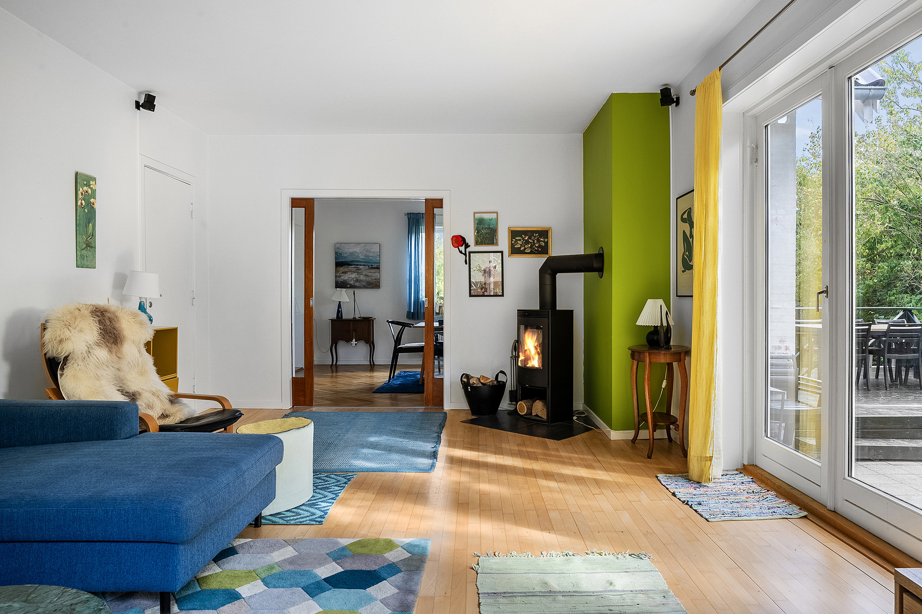 Fremhævet stue billede i fuldskærmstilstand. Billede af Solvangsalle 40, 8700 Horsens