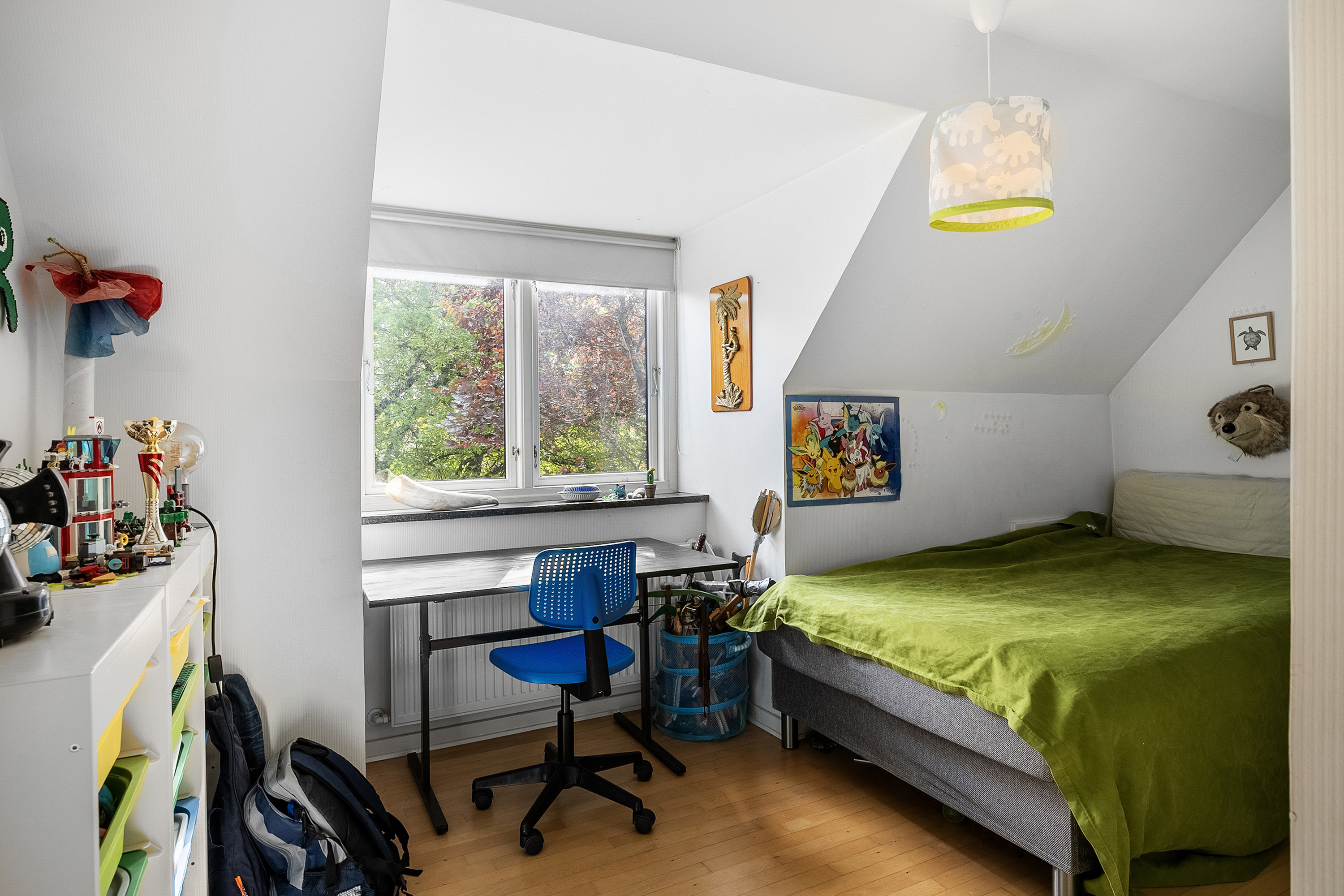 Fremhævet soveværelse billede i fuldskærmstilstand. Billede af Solvangsalle 40, 8700 Horsens