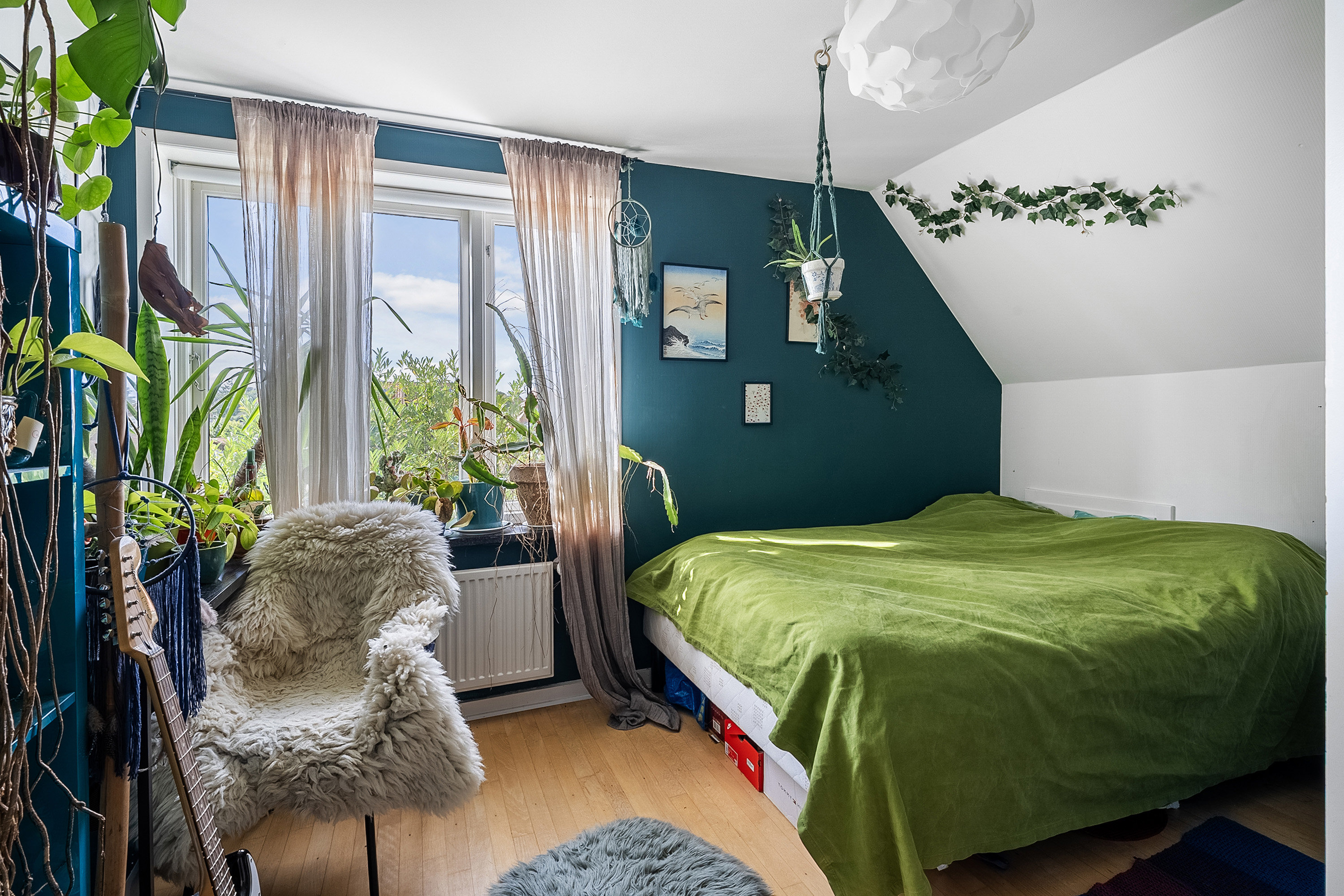 Fremhævet soveværelse billede i fuldskærmstilstand. Billede af Solvangsalle 40, 8700 Horsens