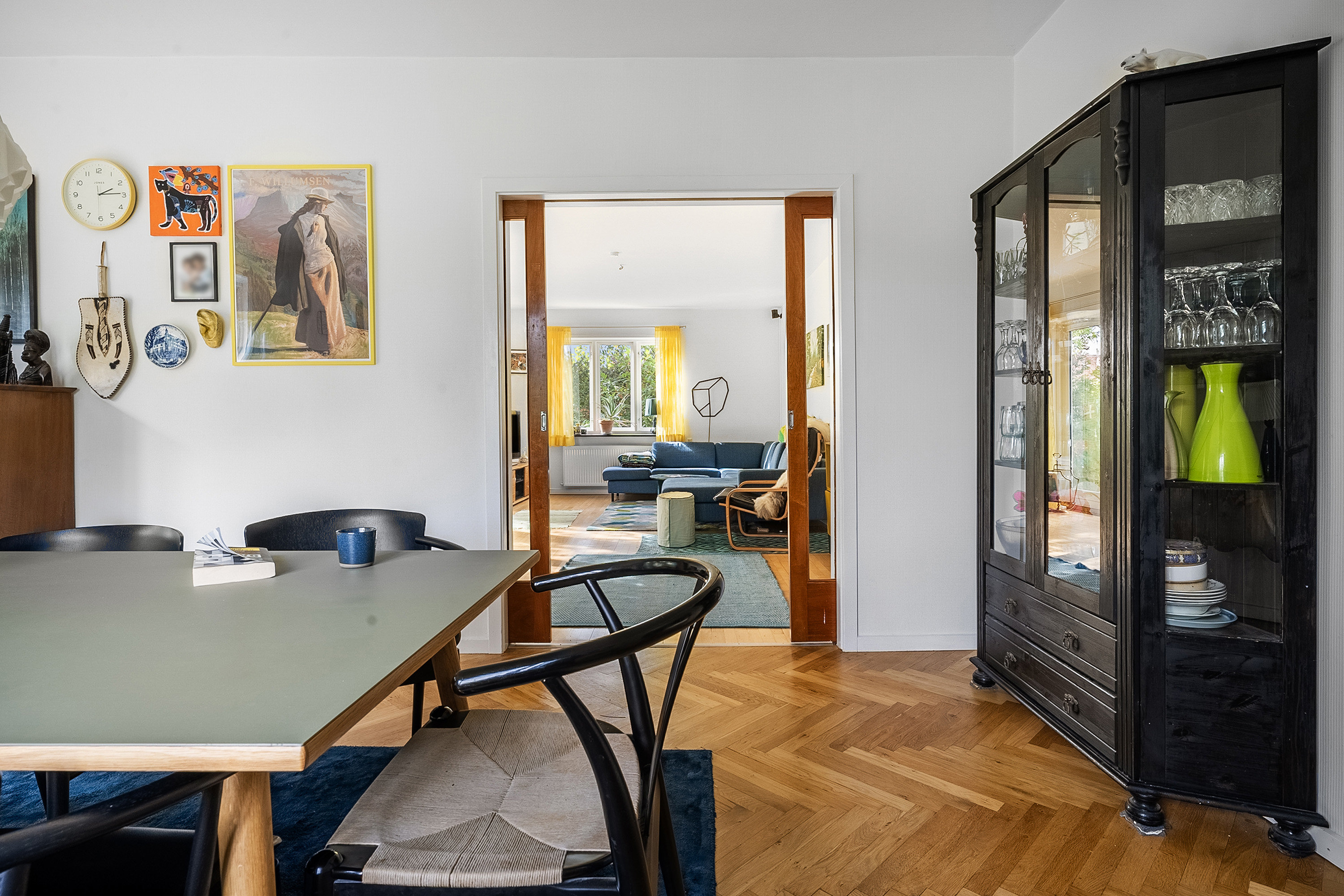 Fremhævet spisestue billede i fuldskærmstilstand. Billede af Solvangsalle 40, 8700 Horsens