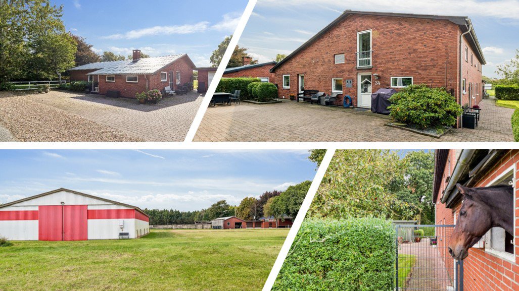 Miniaturebillede 2: ejendom 1 og 2. Billede af Tørvevej 34, Sdr Farup M, 6760 Ribe