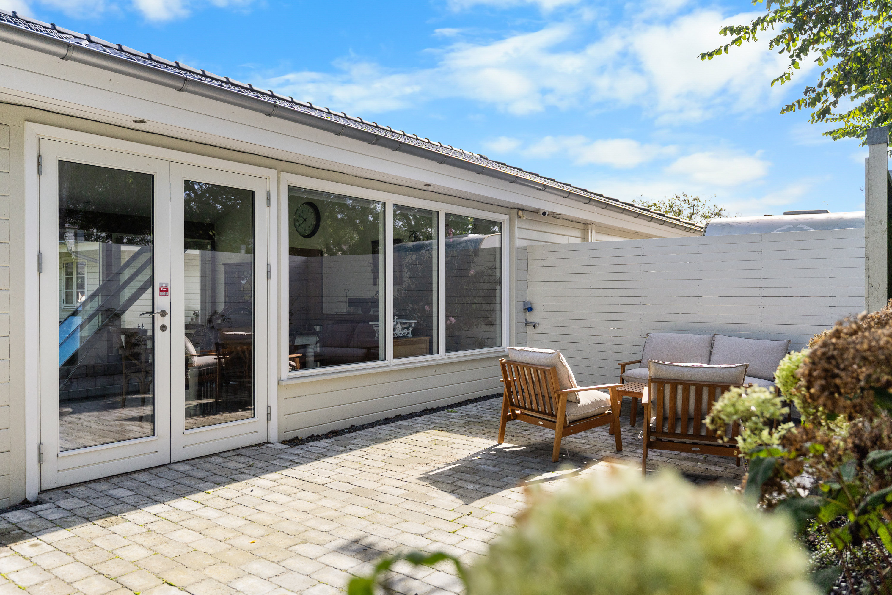 Fremhævet terrasse billede i fuldskærmstilstand. Billede af Herslev Bygade 28, Herslev, 7000 Fredericia