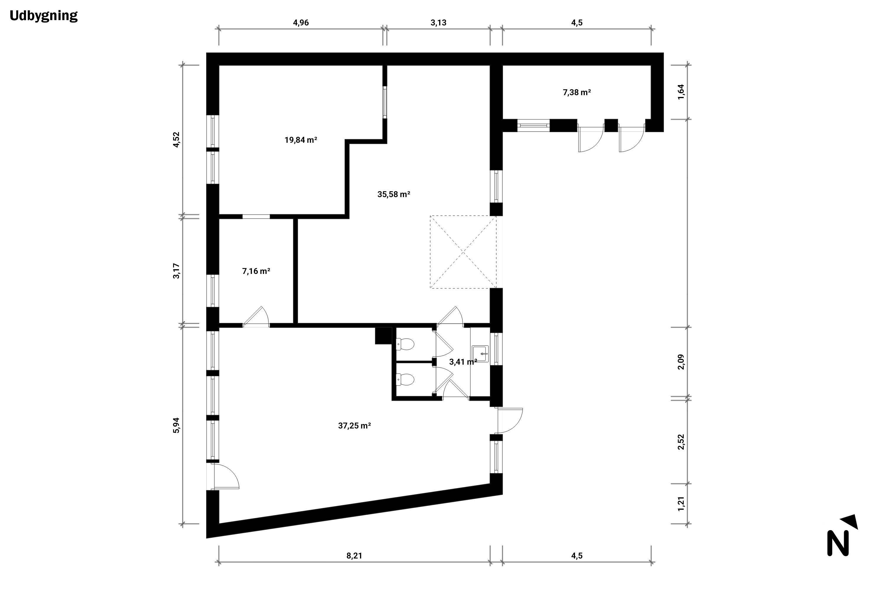 Plantegninger billede af Adelgade 54, 4880 Nysted