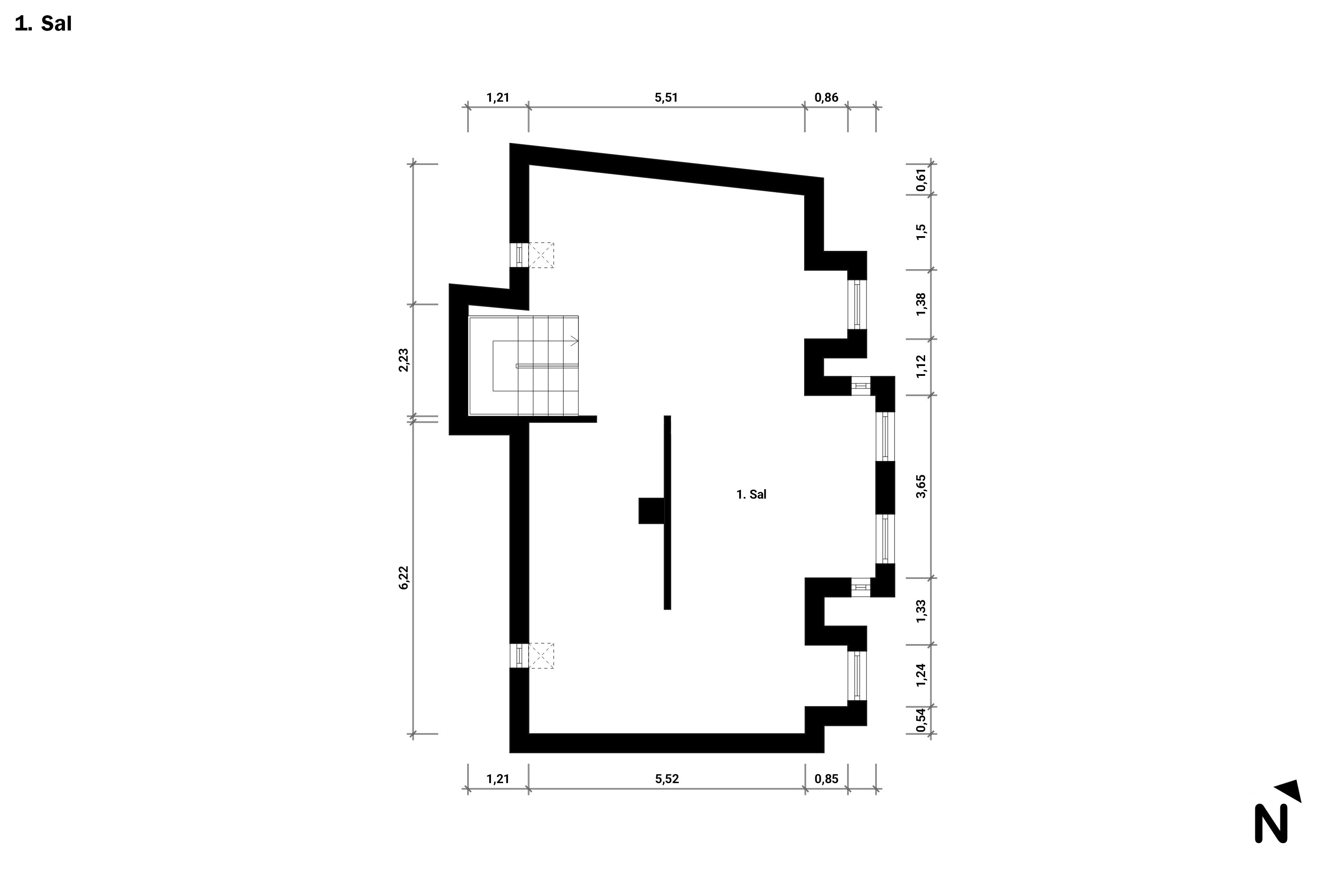Plantegninger billede af Adelgade 54, 4880 Nysted