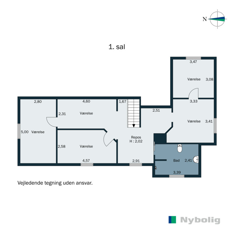 Plantegninger billede af Sønderbakken 2, Glud, 7130 Juelsminde