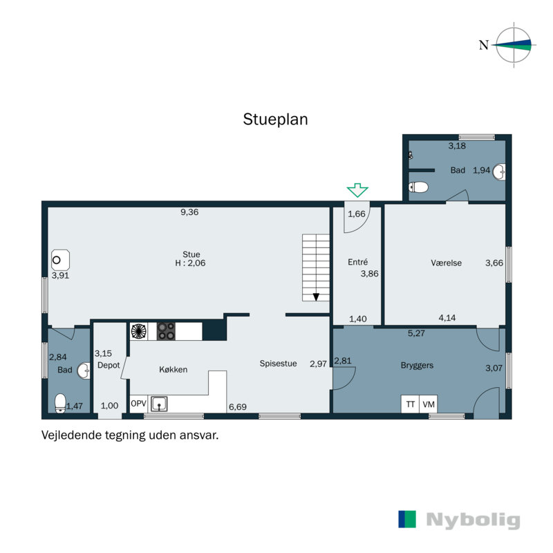 Plantegninger billede af Sønderbakken 2, Glud, 7130 Juelsminde