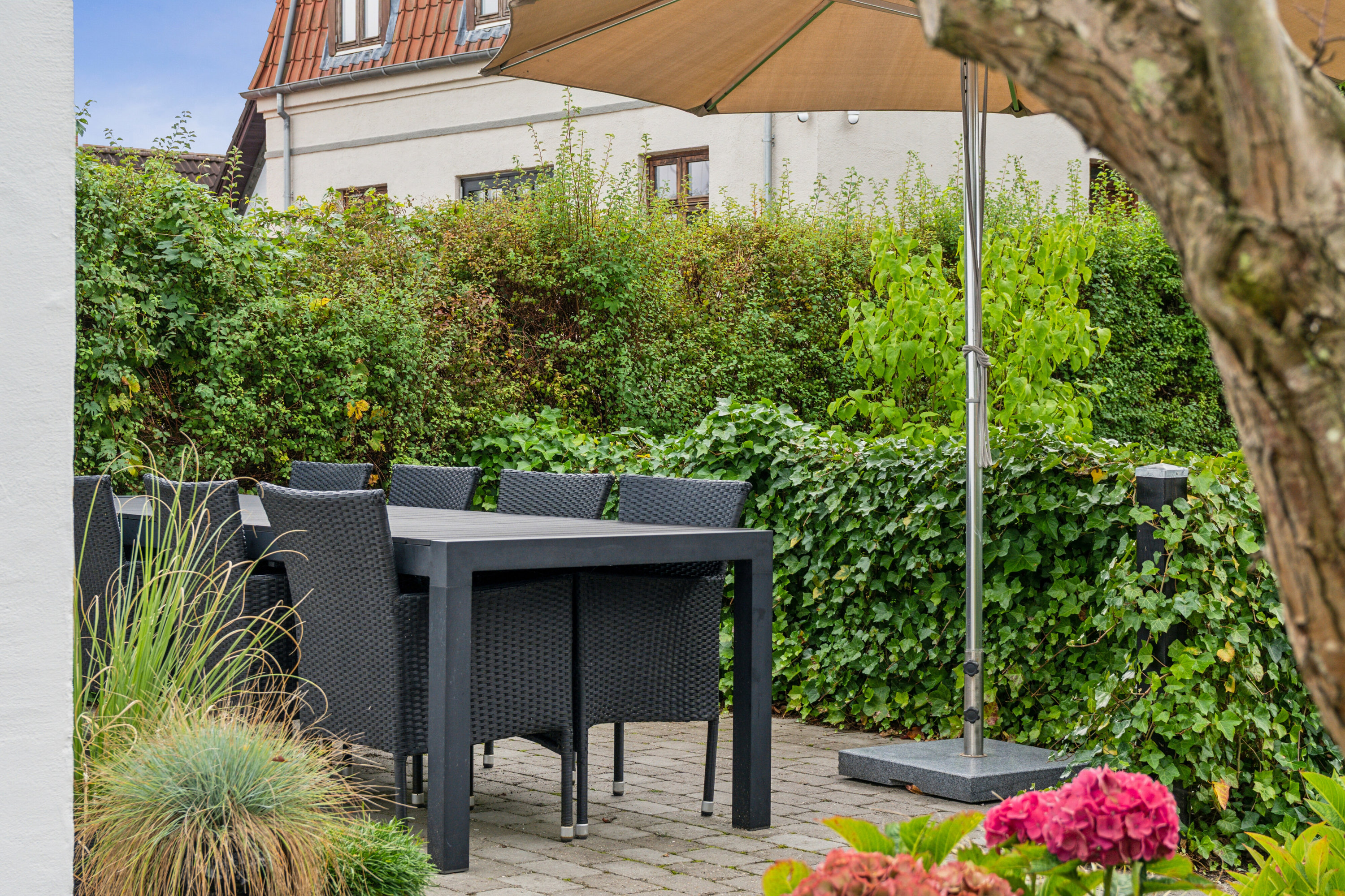 Fremhævet terrasse billede i fuldskærmstilstand. Billede af Rønningevej 6, 5550 Langeskov