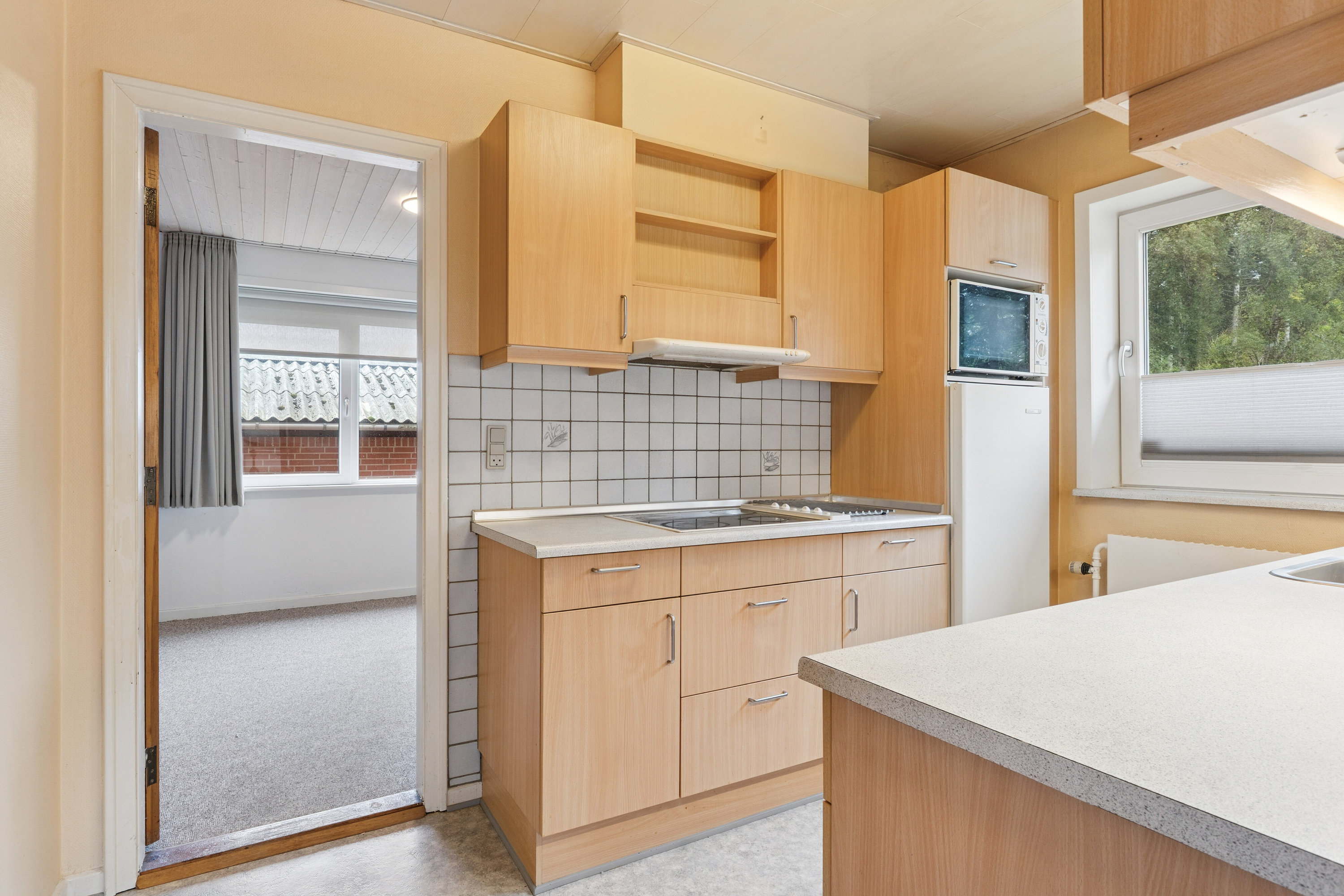 Fremhævet køkken billede i fuldskærmstilstand. Billede af Halvorsmindevej 9, 9800 Hjørring