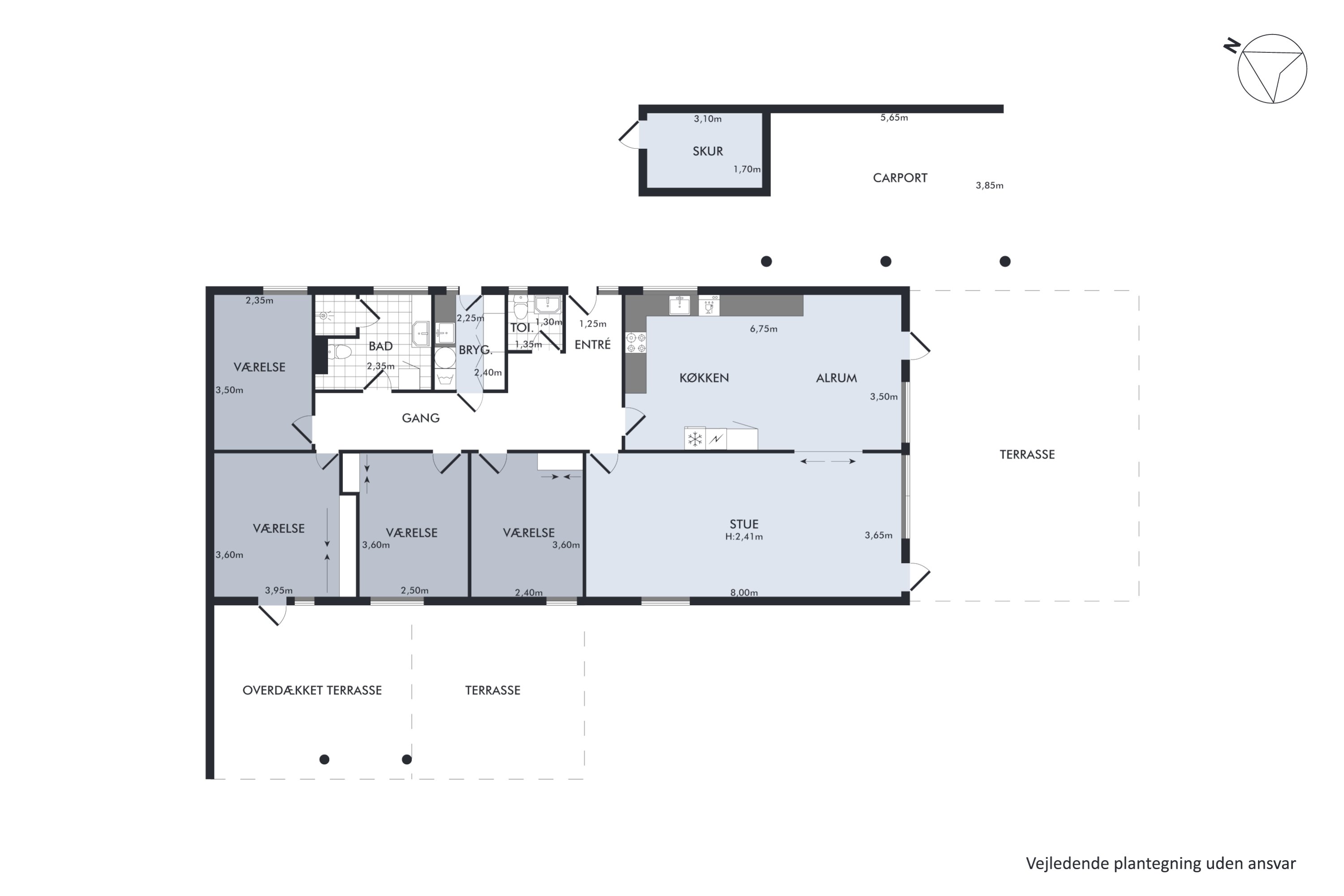 Plantegninger billede af Niels Steensens Vej 5, 8920 Randers NV