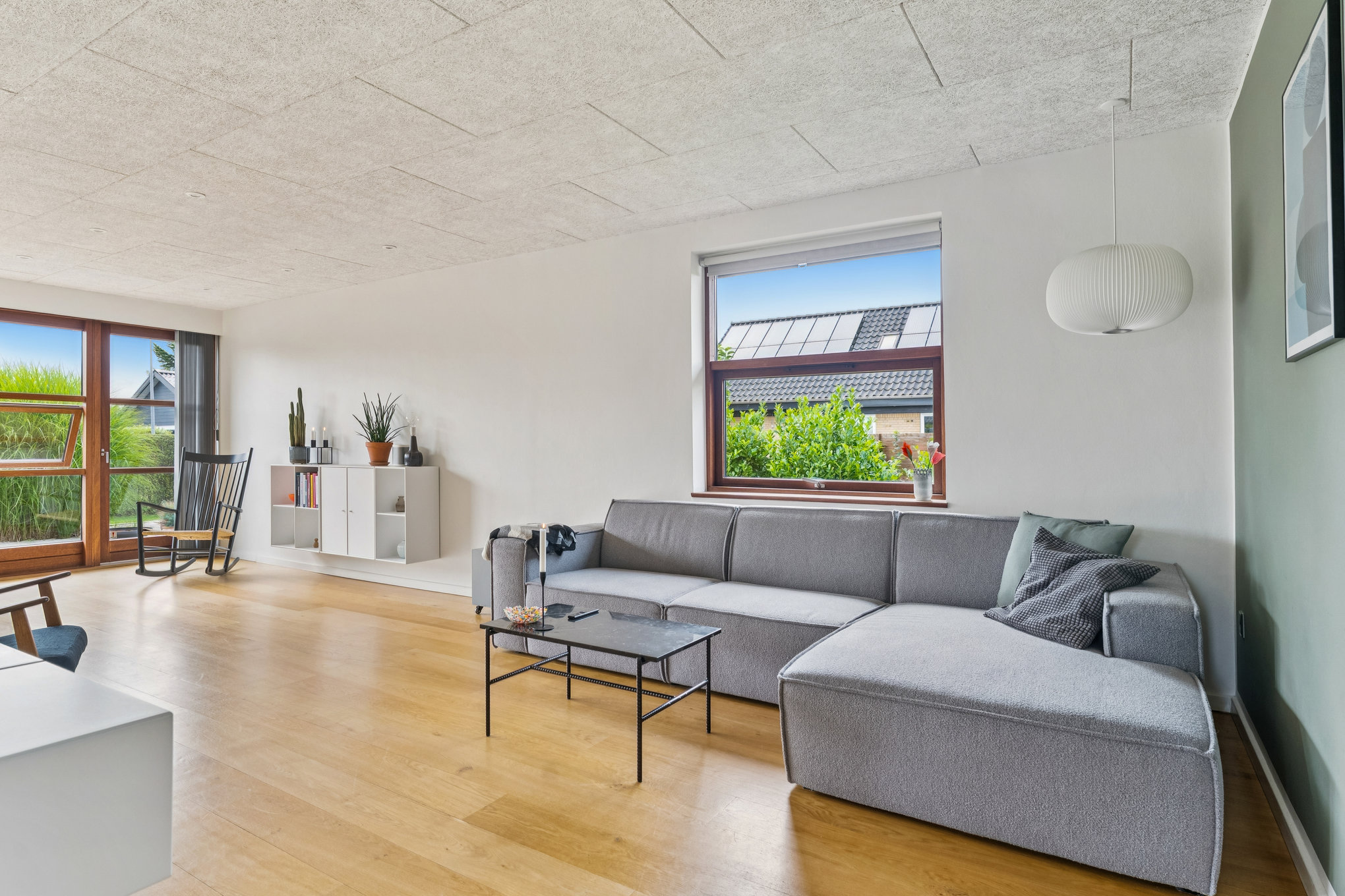 Fremhævet stue billede i fuldskærmstilstand. Billede af Niels Steensens Vej 5, 8920 Randers NV