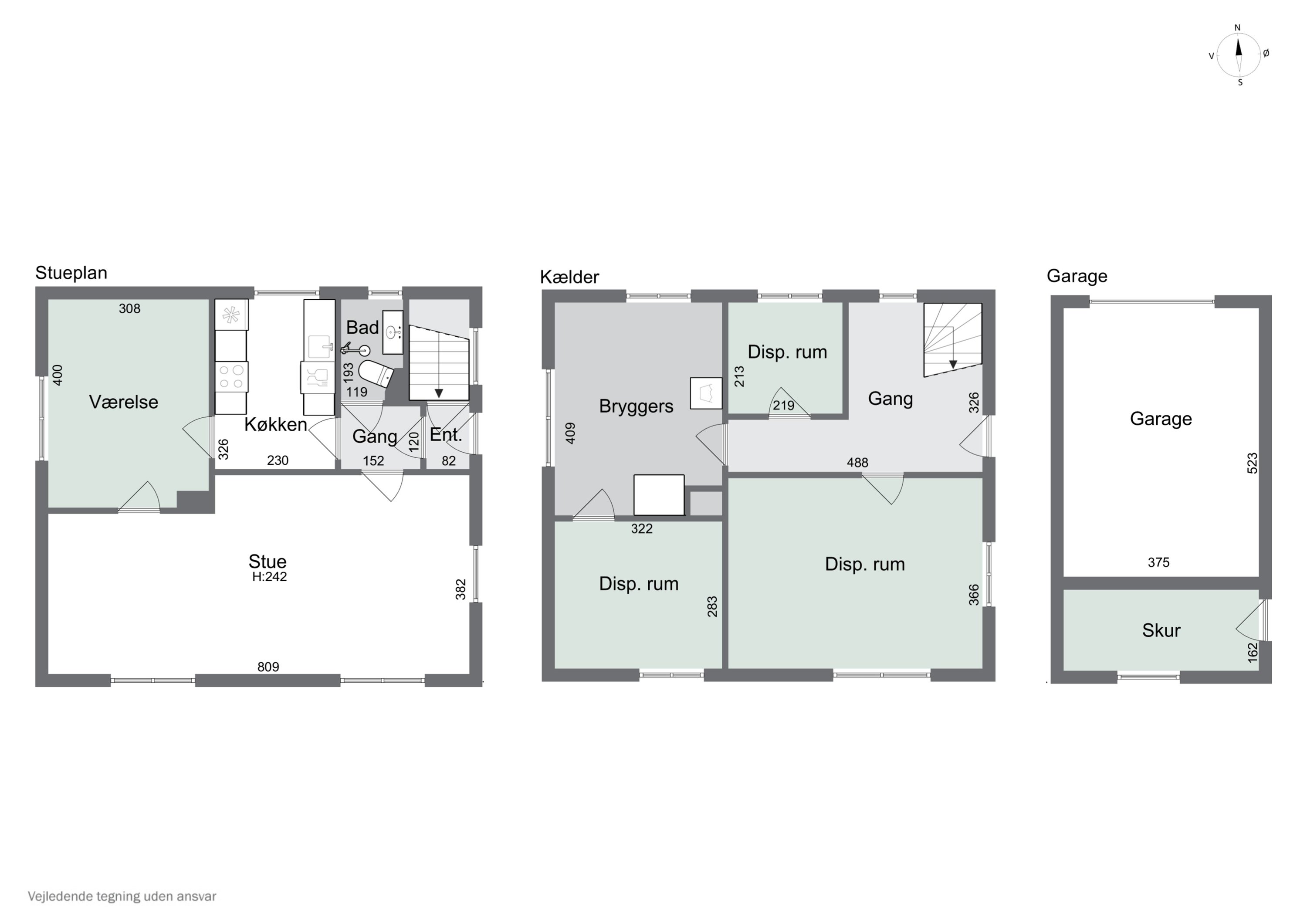 Plantegninger billede af Halvorsmindevej 9, 9800 Hjørring