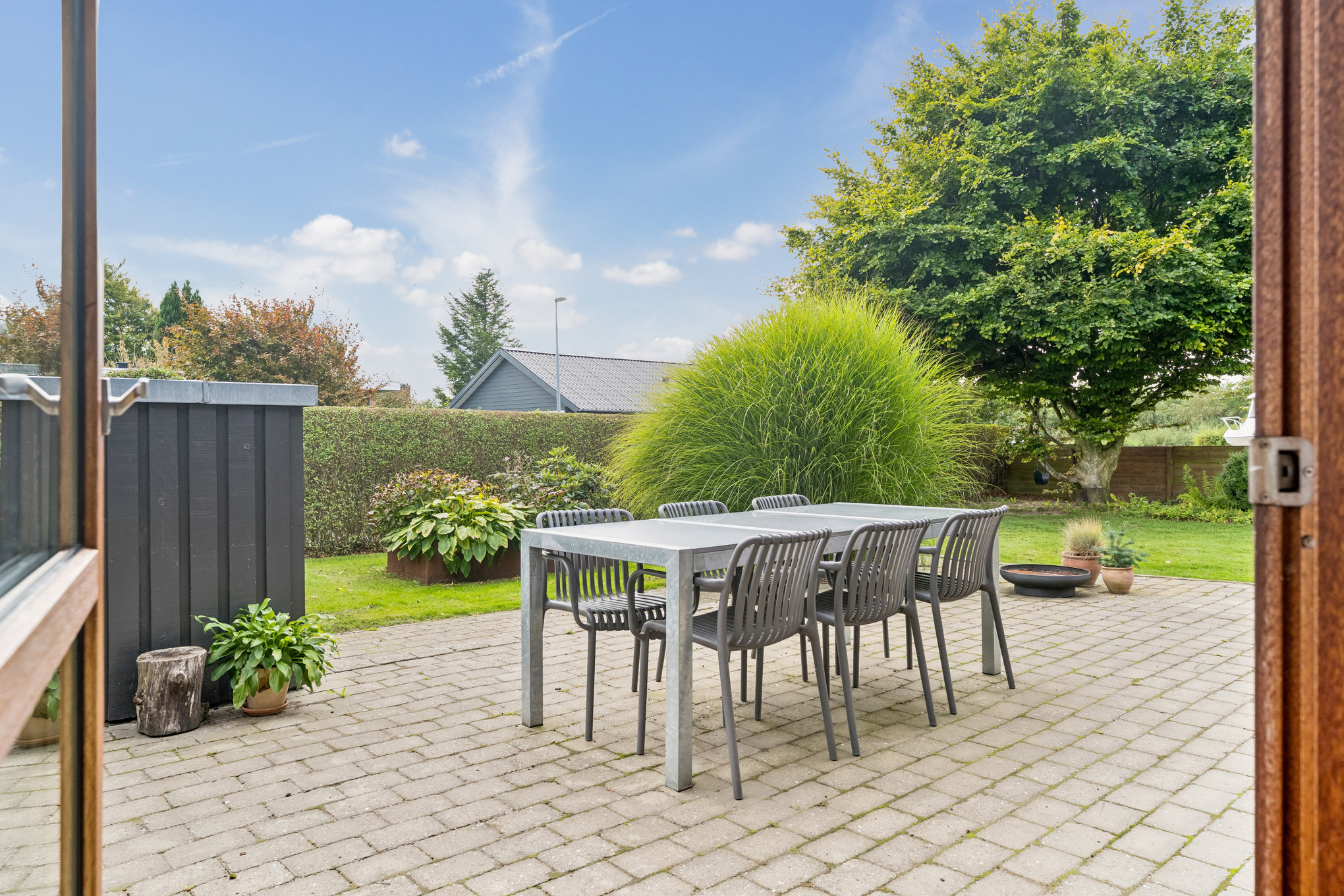 Fremhævet terrasse billede i fuldskærmstilstand. Billede af Niels Steensens Vej 5, 8920 Randers NV